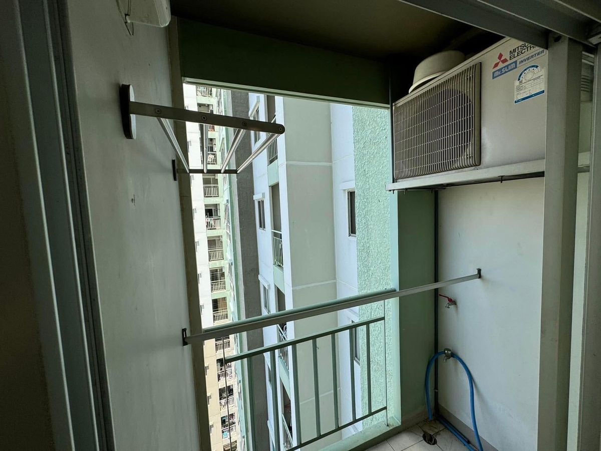 For RentCondoBangna, Bearing, Lasalle : Lumphini Mega Condo for Rental, Mega City, Bang Na Floor/Building: 12 Building: D Room size: 25 sq.m. Price: 8,000 baht. Nearby places: mega bangna