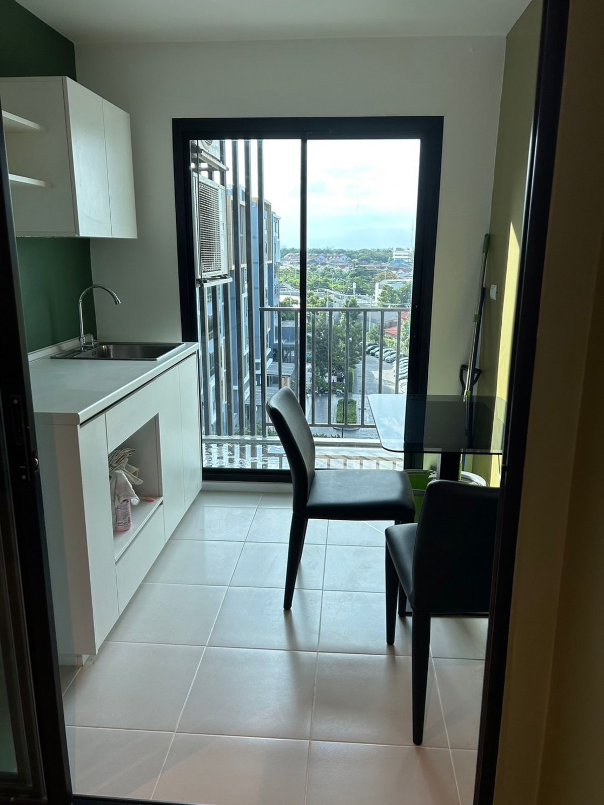 ขายคอนโดเสรีไทย-นิด้า : Sale condo iCondo Serithai Green Space (ไอคอนโด เสรีไทย กรีนสเปซ) ขาย ห้องหัวมุม (S03-1470) 