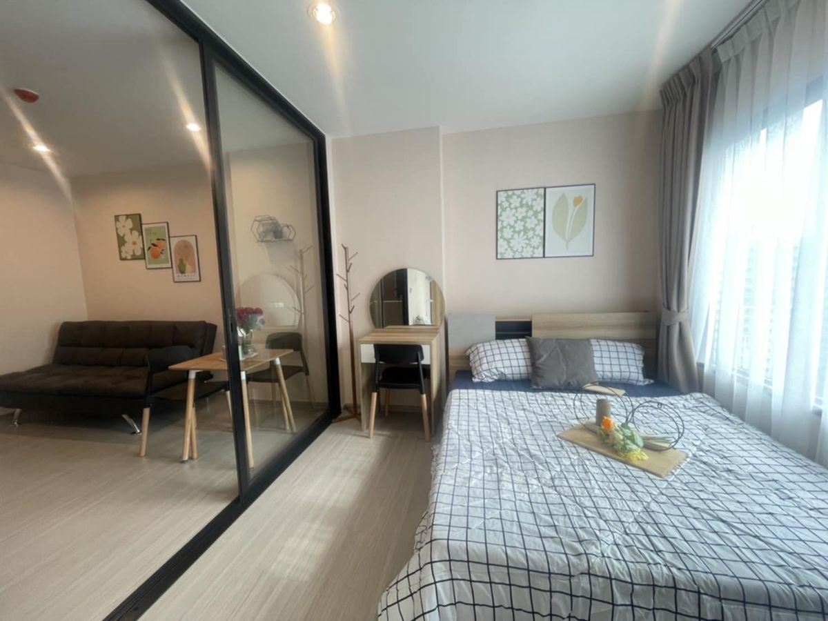 ให้เช่าคอนโดสมุทรปราการ สำโรง : Aspire Erawan Prime @BTSช้างเอราวัณ ห้องใหม่ 32ตรม. ชั้น28 ตกแต่งสวยๆ เฟอร์ครบ