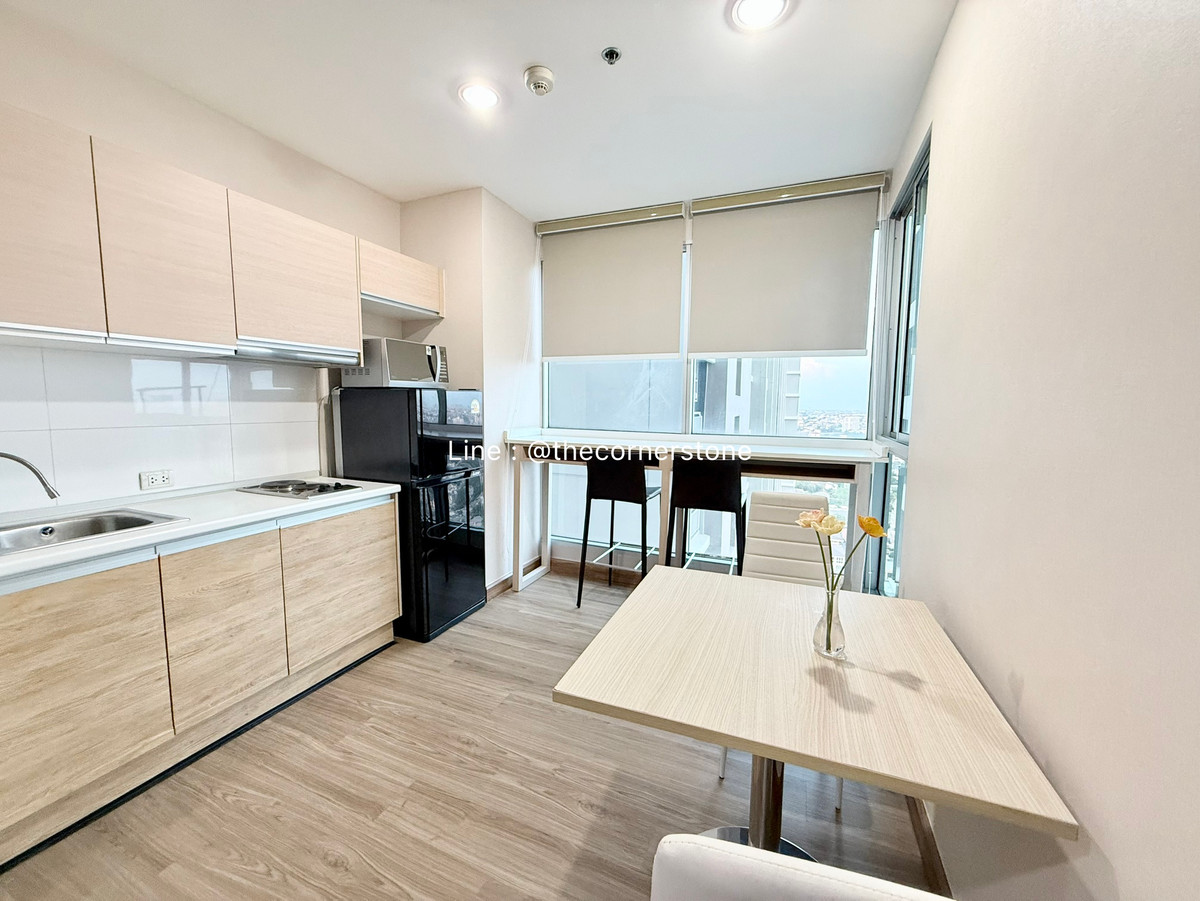 For RentCondoRatchadapisek, Huaikwang, Suttisan : ✨ Rhythm Ratchada ✨ Ready to move in‼️ Condo next to MRT Ratchadaphisek, fully furnished with complete electrical appliances (No.260225)