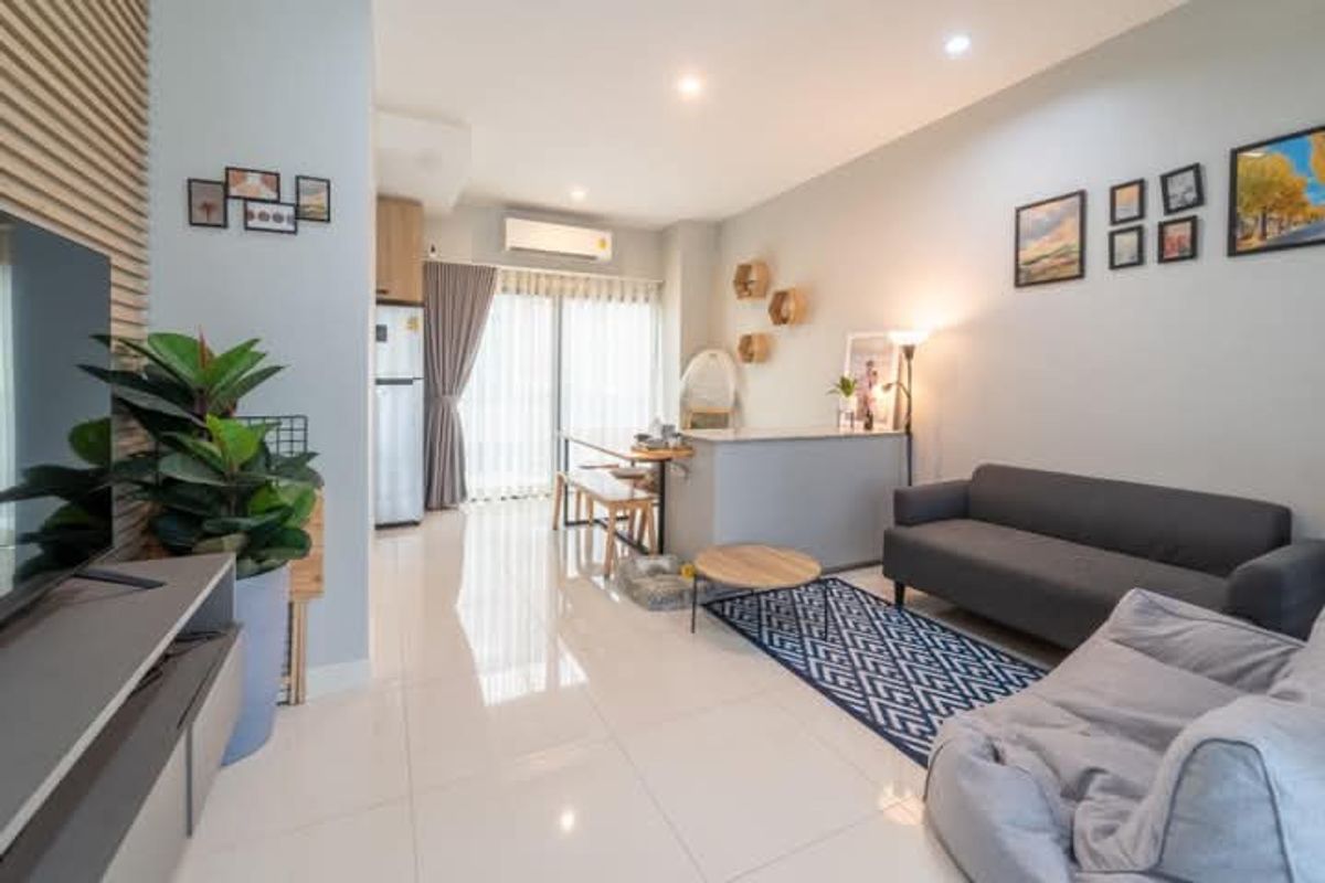 For RentTownhomeMin Buri, Romklao : 🔴35000 ฿ 🔴 Baan Klang Mueang Rama 9 Krungthep Kreetha Real house, beautiful, full (3 bedrooms, 3 bathrooms), property code 6803-6031