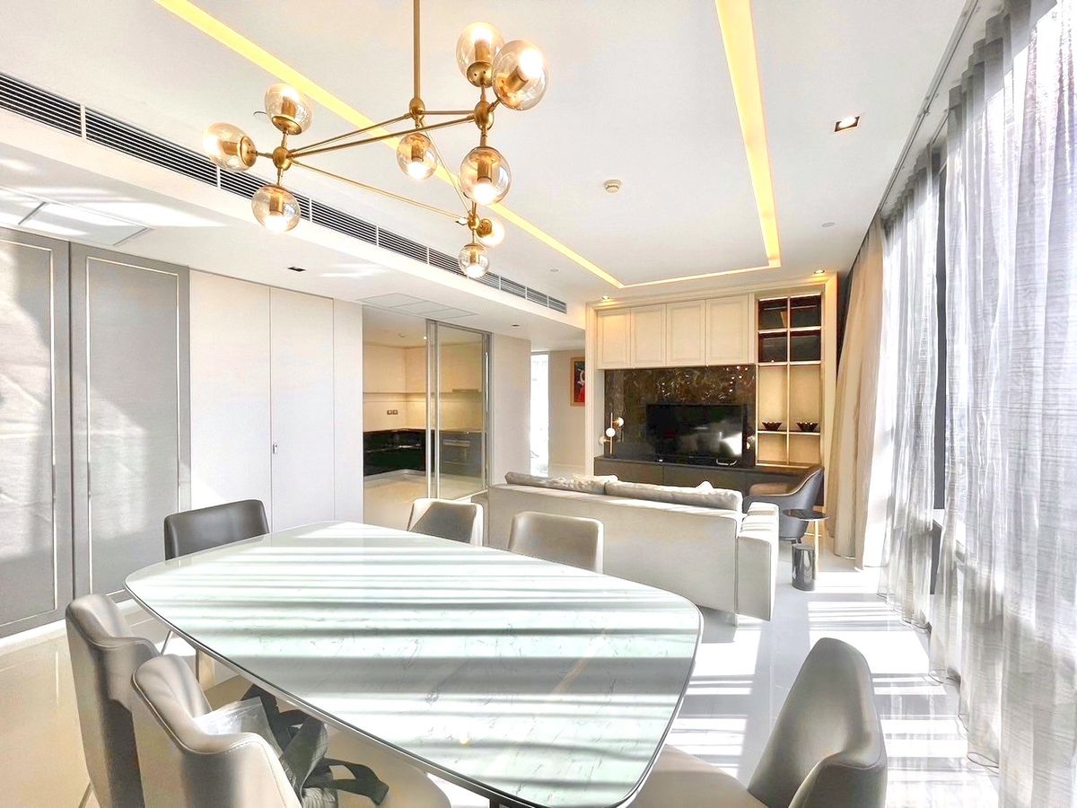 ให้เช่าคอนโดสาทร นราธิวาส : The Bangkok Sathorn (For rent) 2 Bed 2 Bath. 125 sqm. 270 of Degrees view. Rare Unit! Rent 130,000 per month. #CODE0157