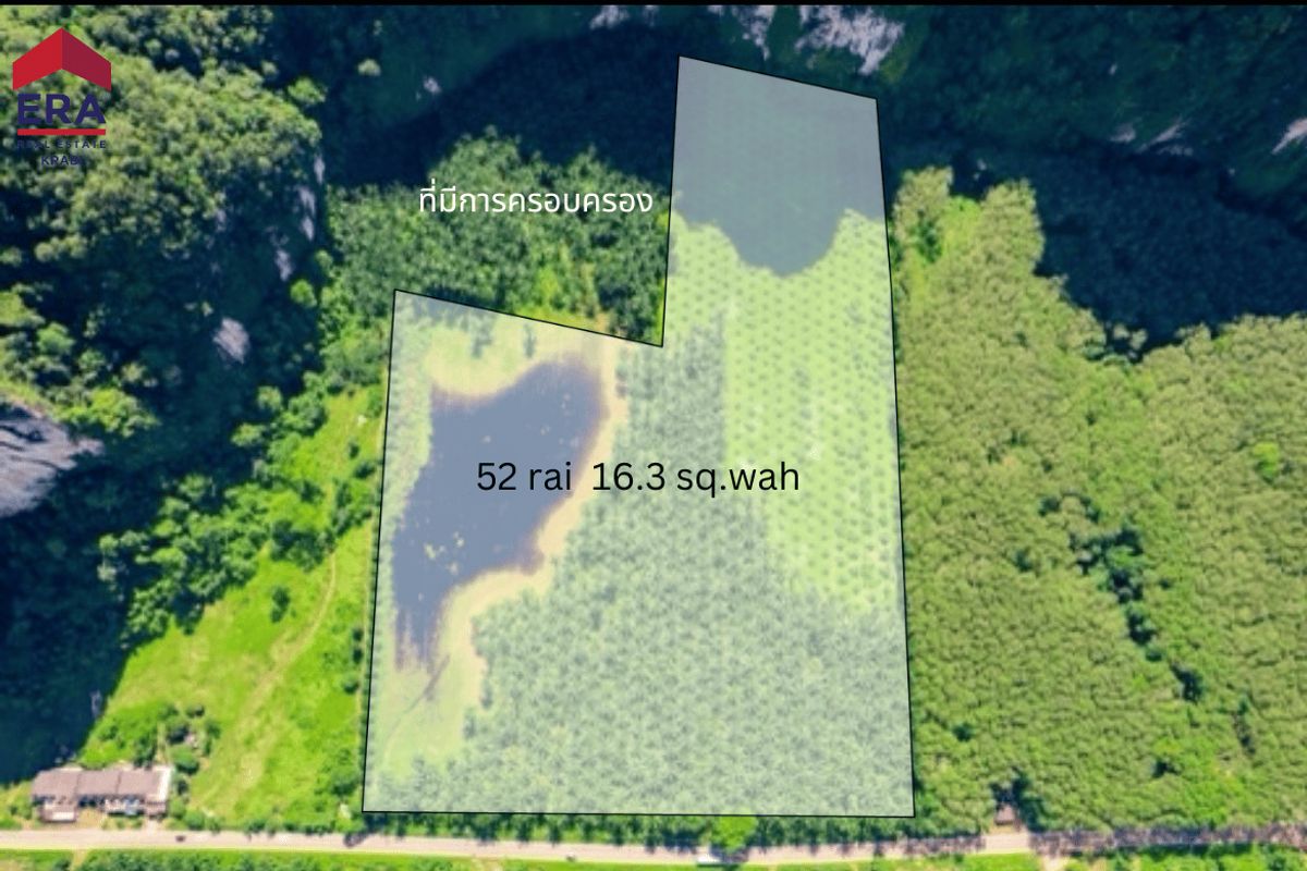 For SaleLandKrabi : Land for sale 52 rai 16.30 sq.w., Krabi Province
