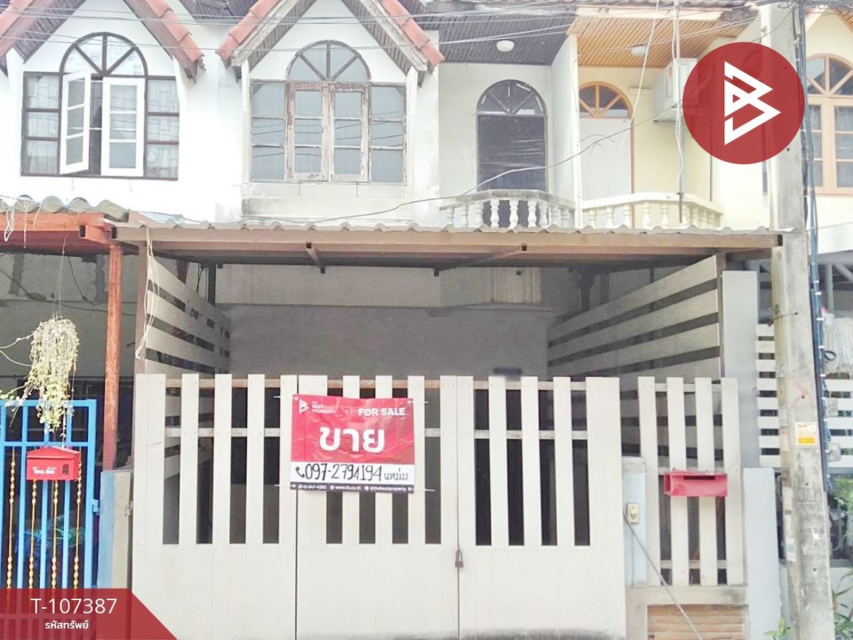 For SaleTownhomeMahachai Samut Sakhon : Townhouse for sale Petchkasem Pailin Village, Petchkasem 120, Krathum Baen, Samut Sakhon