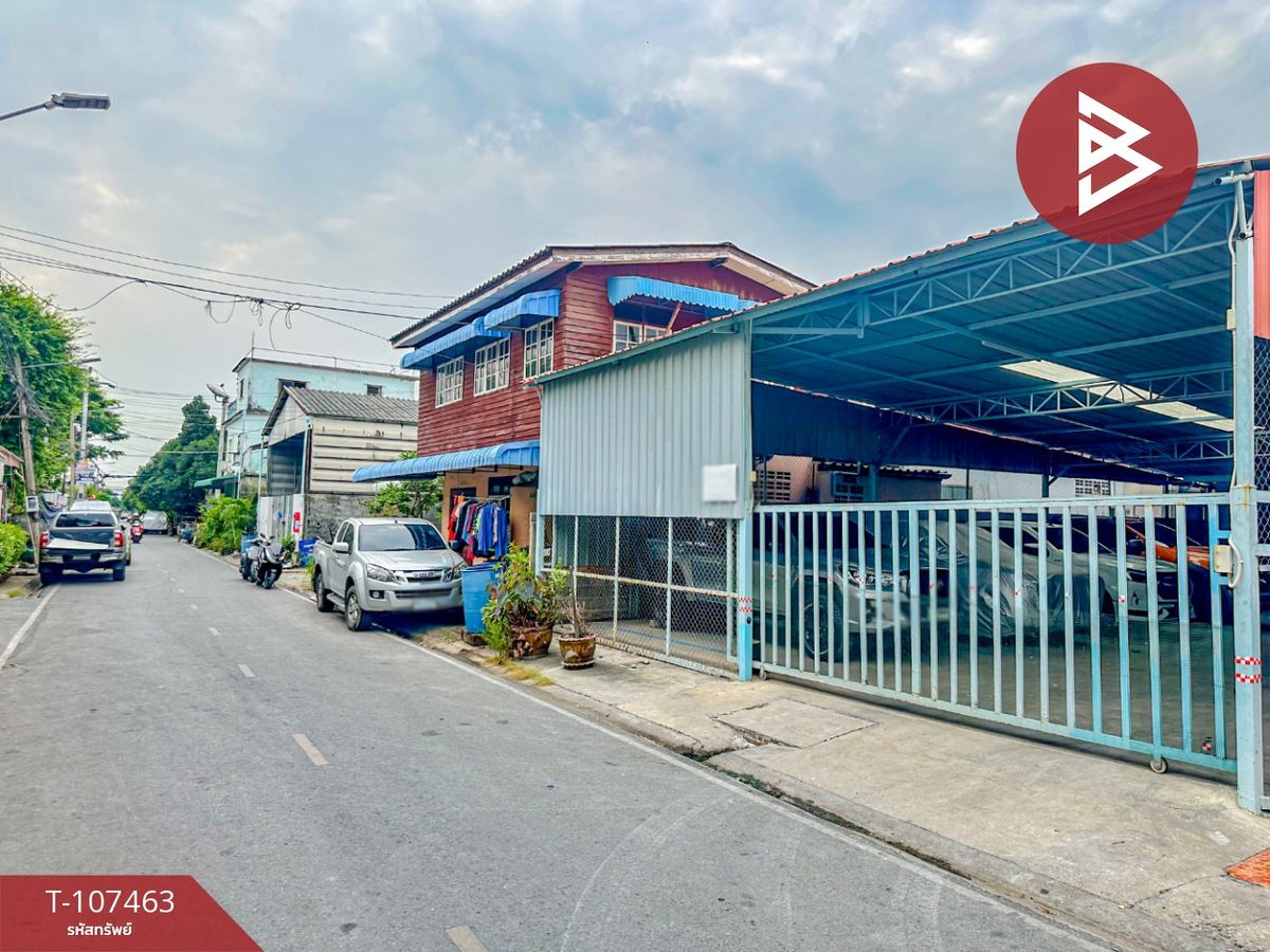ขายที่ดินสมุทรปราการ สำโรง : ขายที่ดินเปล่าพร้อมที่เช่าจอดรถ เนื้อที่ 1 งาน 50 ตร.วา ท้ายบ้าน สมุทรปราการ