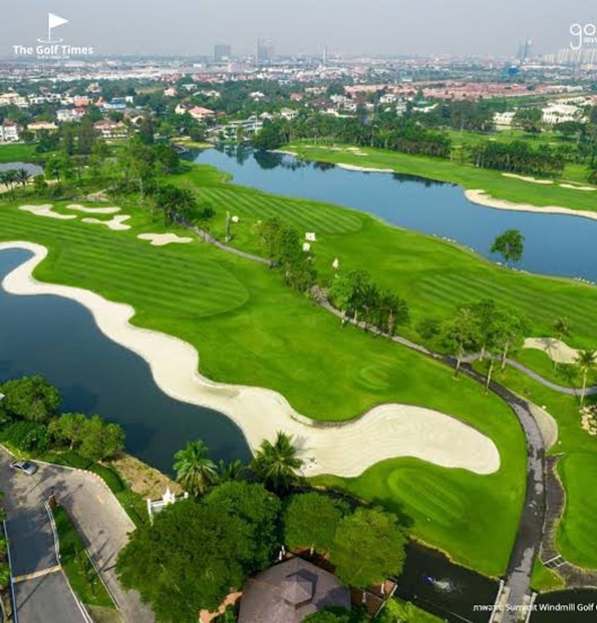 ขายบ้านบางนา แบริ่ง ลาซาล : ขายด่วน บ้านในสนามกอล์ฟ Lakewood Bangna ราคาต่ำกว่าทุน