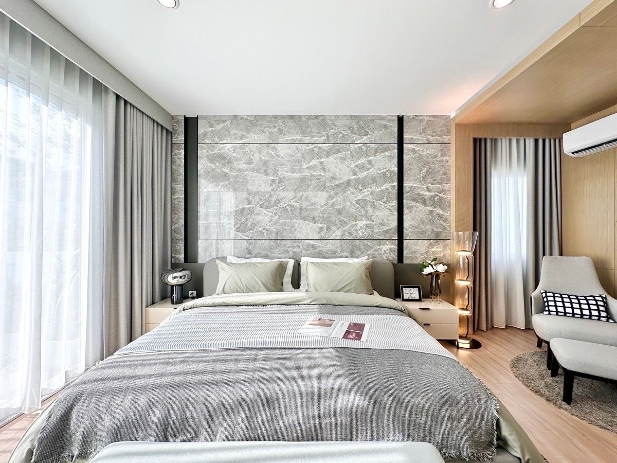 ขายพัฒนาการ ศรีนครินทร์ : Nirvana Absolute Krungthep Kreetha - บ้าน 3ชั้น 53.6 ตร.วา 282ตรม. 4นอน 4น้ำ 3จอด Contact 064-932-4645 KEn