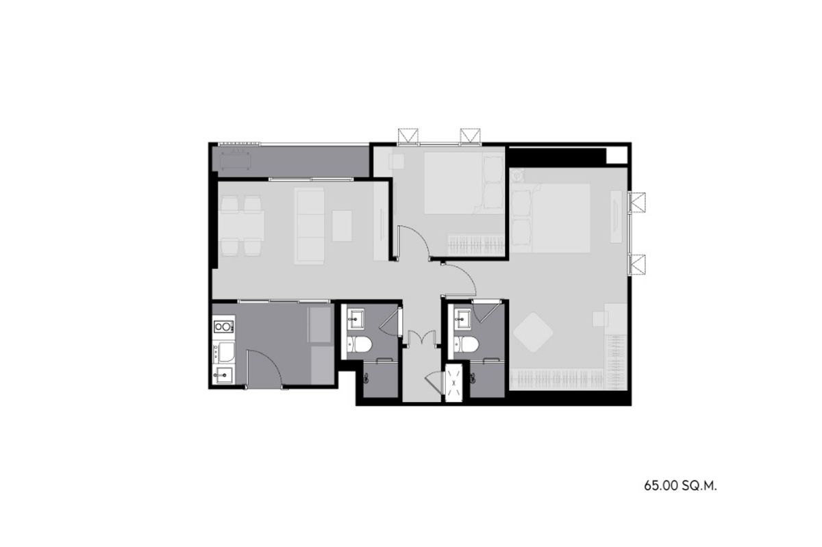 ขายคอนโดคลองเตย กล้วยน้ำไท : 🚨Exclusive special price and offers📍 Life Rama 4 - Asoke Type: 2 Bed 2 Bath Size: 65 SQ.M 𝐒𝐞𝐥𝐥𝐢𝐧𝐠 𝐏𝐫𝐢𝐜𝐞 9.15 MB. Ready to Move-in! 🚝MRT Sirikit 450 M.