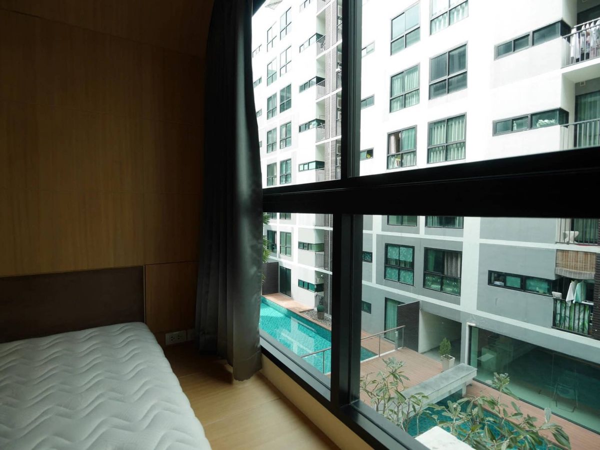 For SaleCondoRatchadapisek, Huaikwang, Suttisan : Urgent sale ✨ Metro Sky Ratchada ✨ Swimming pool view The balcony facing the north, complete (PS63097)