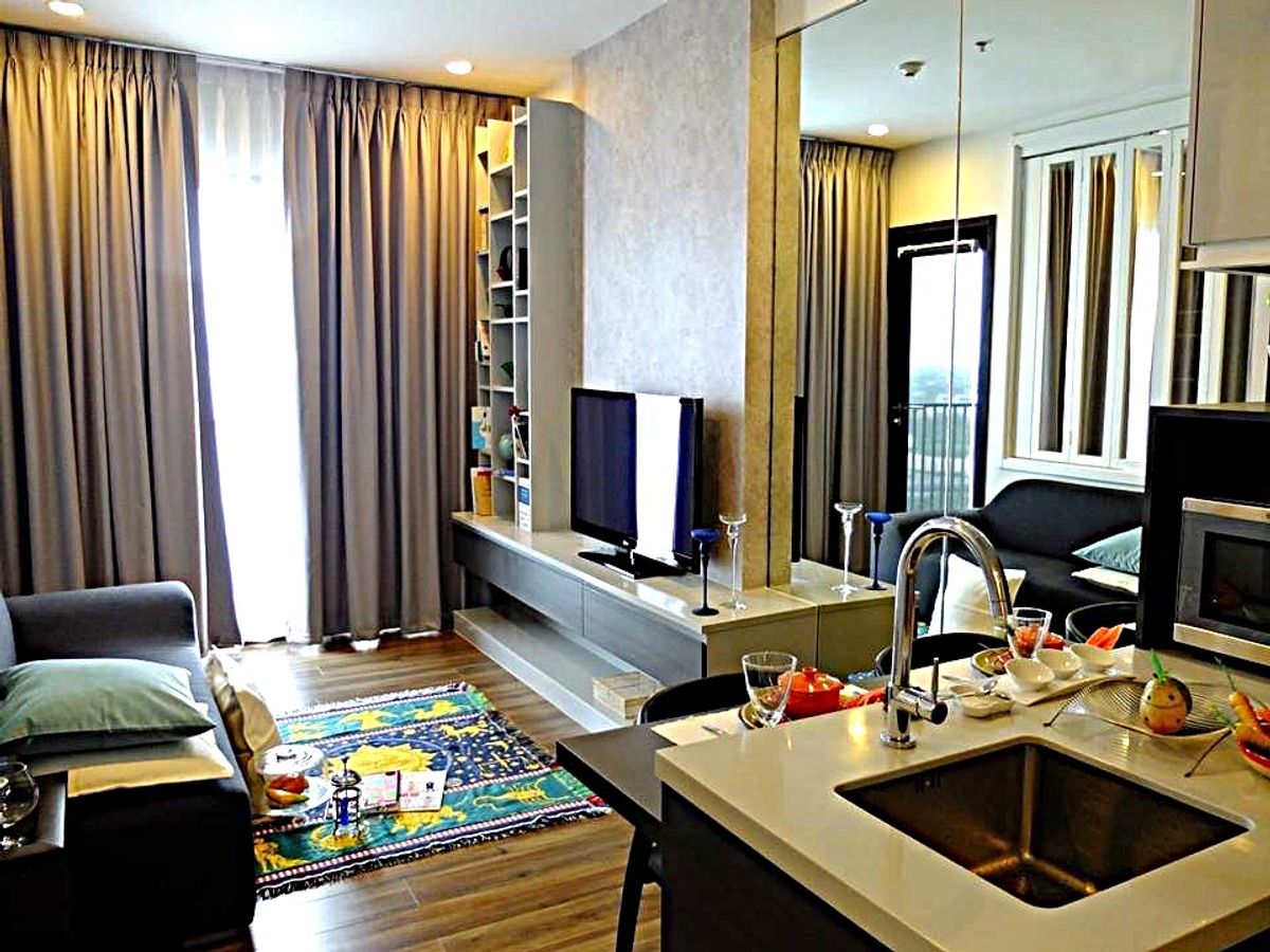 ให้เช่าคอนโดอ่อนนุช อุดมสุข : 1 bed 1 bath 35 sqm condo at Wyne for rent 17,000THB per month, Sukhumvit soi 48, Phra Khanong BTS station.