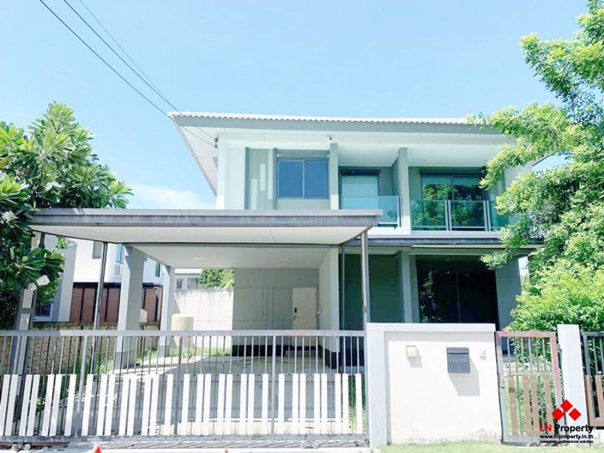 ขายบ้านลาดกระบัง สุวรรณภูมิ : ขายบ้านเดี่ยวสวย ตกแต่งแล้ว หมู่บ้านบุราสิริ 68.2 ตร.ว. 3 ห้องนอน กิ่งแก้ว สุวรรณภูมิ
