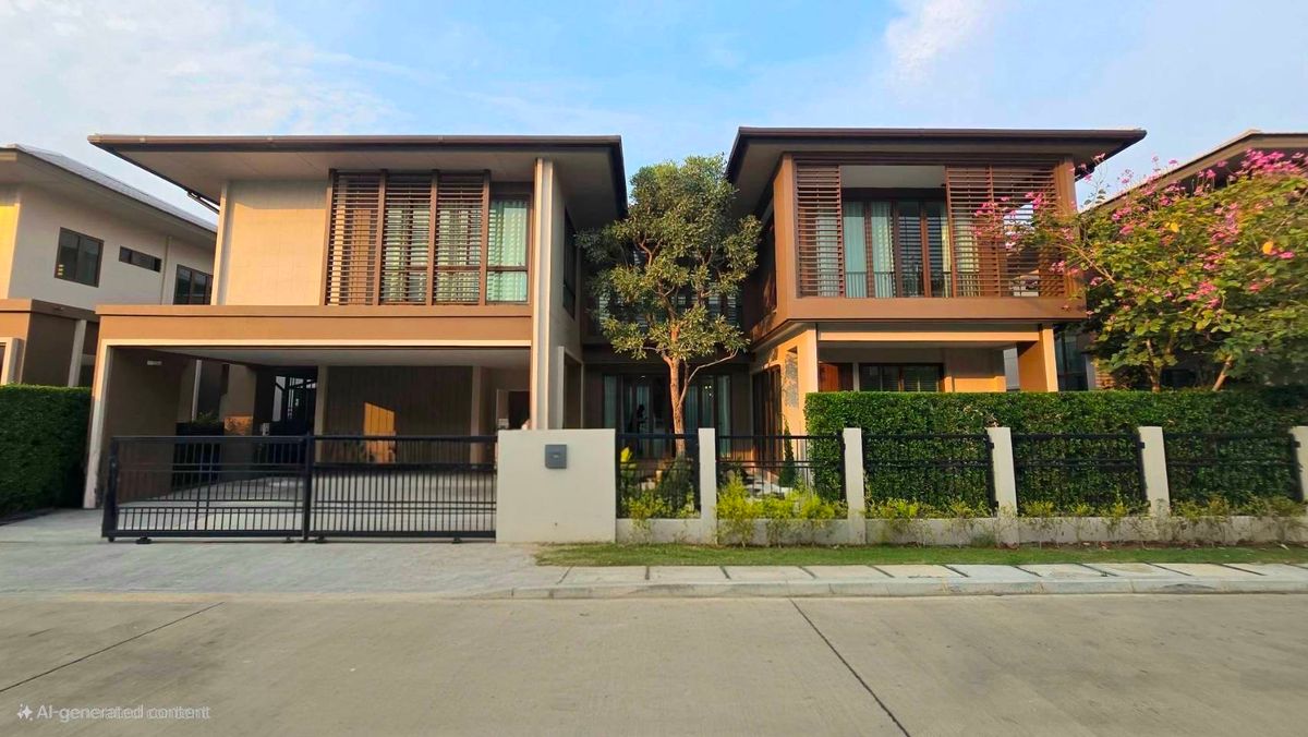 ให้เช่าบ้านพัฒนาการ ศรีนครินทร์ : Burasiri Krungthrp Kreetha: 78 sqwah 300 sqm. 4bed 5bath 270,000/mth. Am: 0656199198