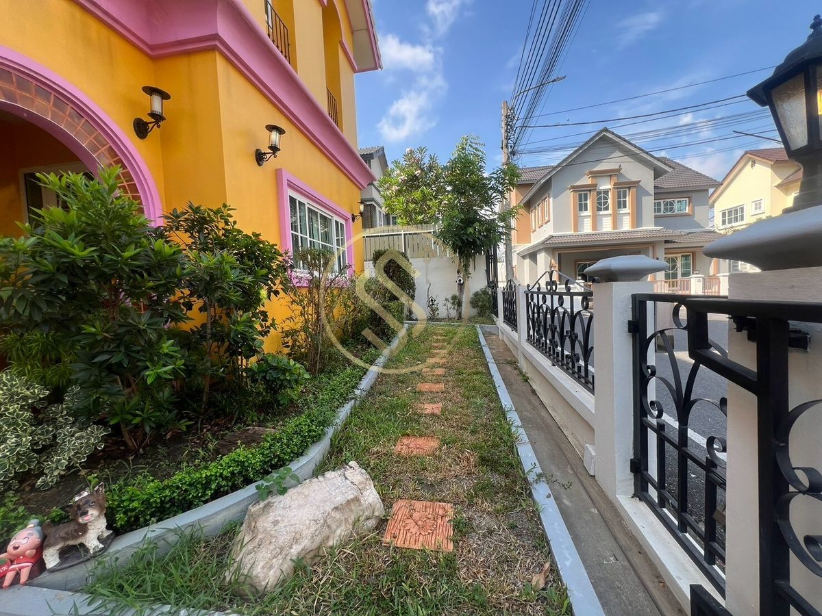 For SaleHouseRama5, Ratchapruek, Bangkruai : House for sale, Nadi Pinklao-Rama 5 Project, next to Nakhon In-Rama 5 Road, near Rama 5 ring, 67.2 square wah, 3 bedrooms, 3 bathrooms