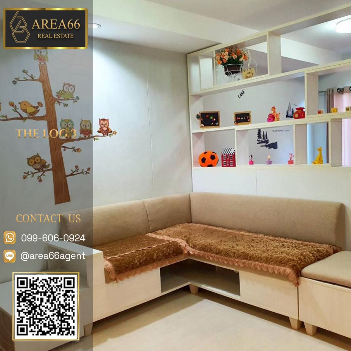 For SaleCondoOnnut, Udomsuk : 🔥 For sale !! The Log 3 Condo