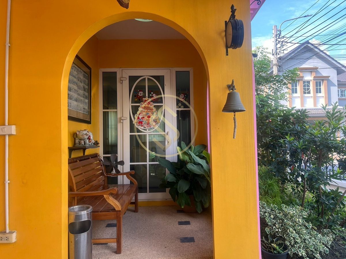 For SaleHouseRama5, Ratchapruek, Bangkruai : House for sale, Nadi Pinklao-Rama 5 Project, next to Nakhon In-Rama 5 Road, near Rama 5 ring, 67.2 square wah, 3 bedrooms, 3 bathrooms