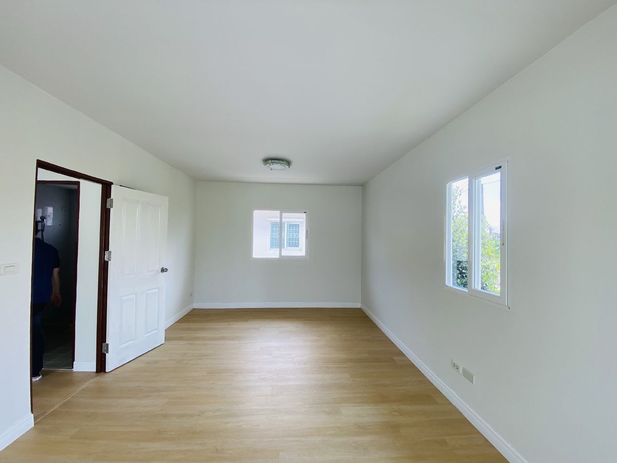 ขายบ้านนนทบุรี บางใหญ่ บางบัวทอง : พฤกษาวิลเลจ 11 ราชพฤกษ์-รัตนาธิเบศร์ บ้านเดี่ยว ขนาด 61 ตรว.  มีห้องนอนชั้นล่าง พฤกษาวิลเลจ 11 ราชพฤกษ์-รัตนาธิเบศร์