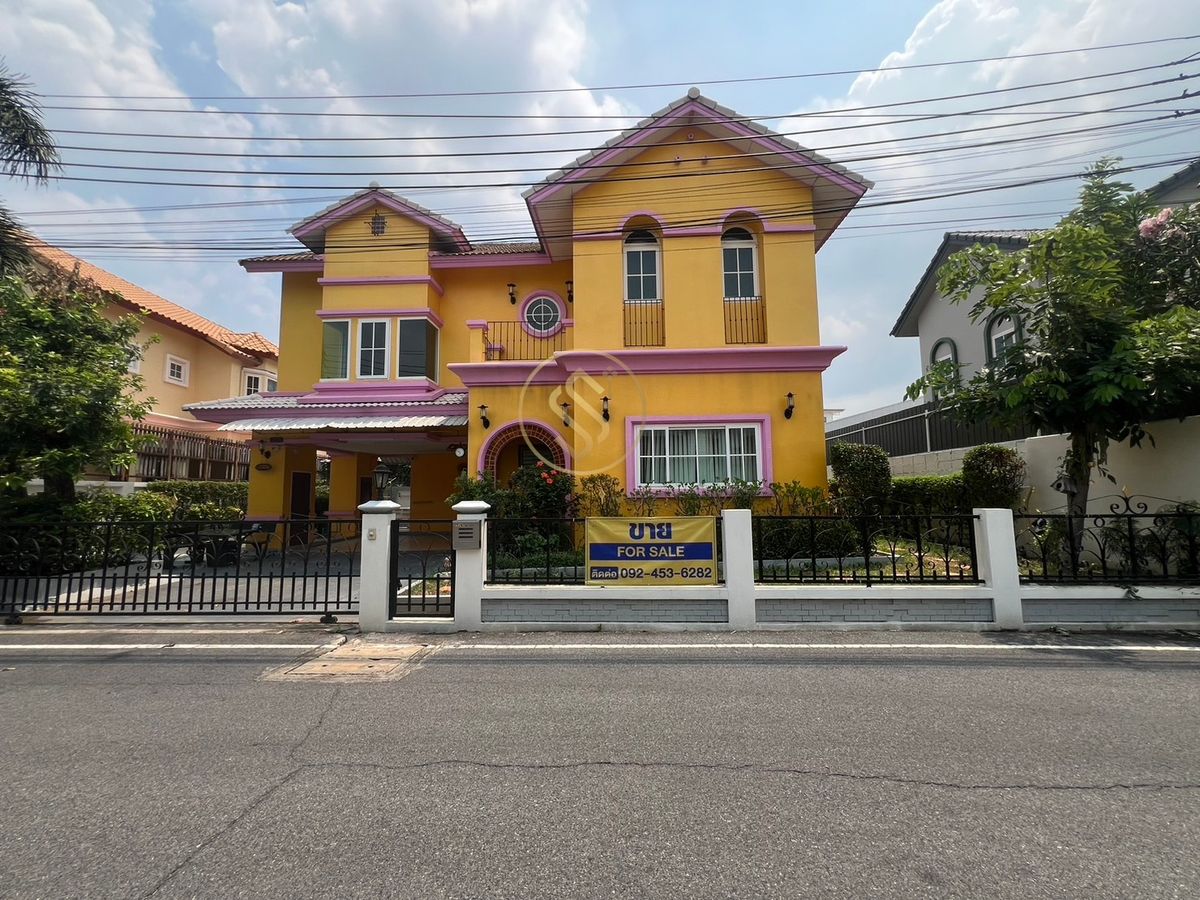 For SaleHouseRama5, Ratchapruek, Bangkruai : House for sale, Nadi Pinklao-Rama 5 Project, next to Nakhon In-Rama 5 Road, near Rama 5 ring, 67.2 square wah, 3 bedrooms, 3 bathrooms