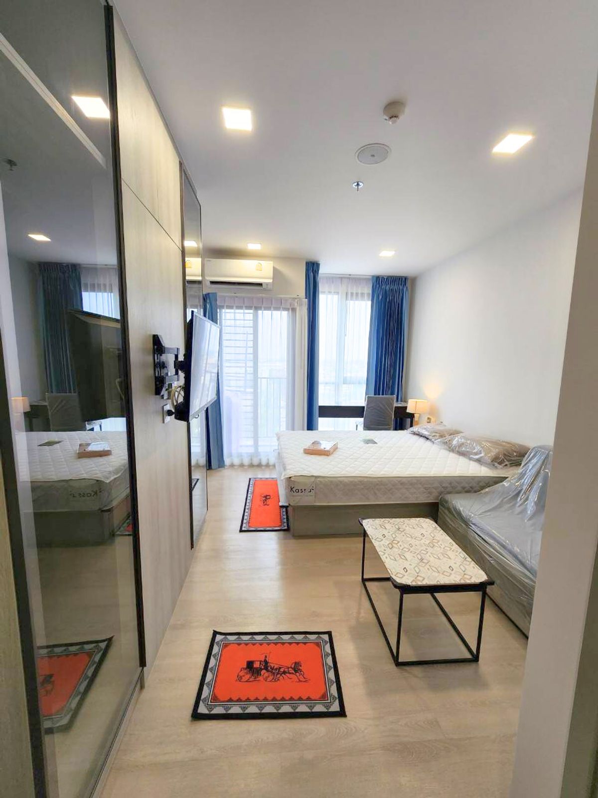 For SaleCondoPathum Thani,Rangsit, Thammasat : Sell ​​Modiz Launch, Studu Room 23 sq.m., Chiang Rak Road View Being worthwhile/investment is good.