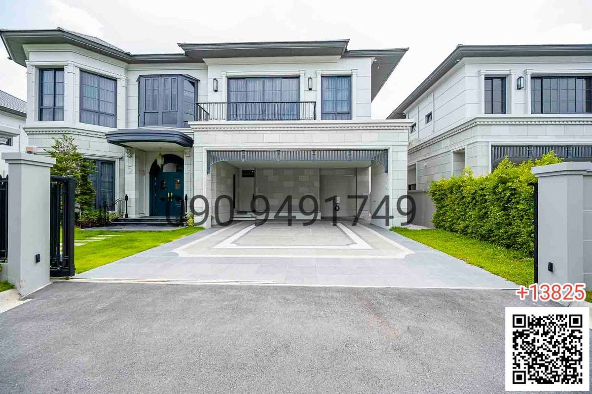 For RentHousePattanakan, Srinakarin : Rent a 2 -story detached house, Narasiri Village, Krungthep Kreetha, near The Mall Bangkapi