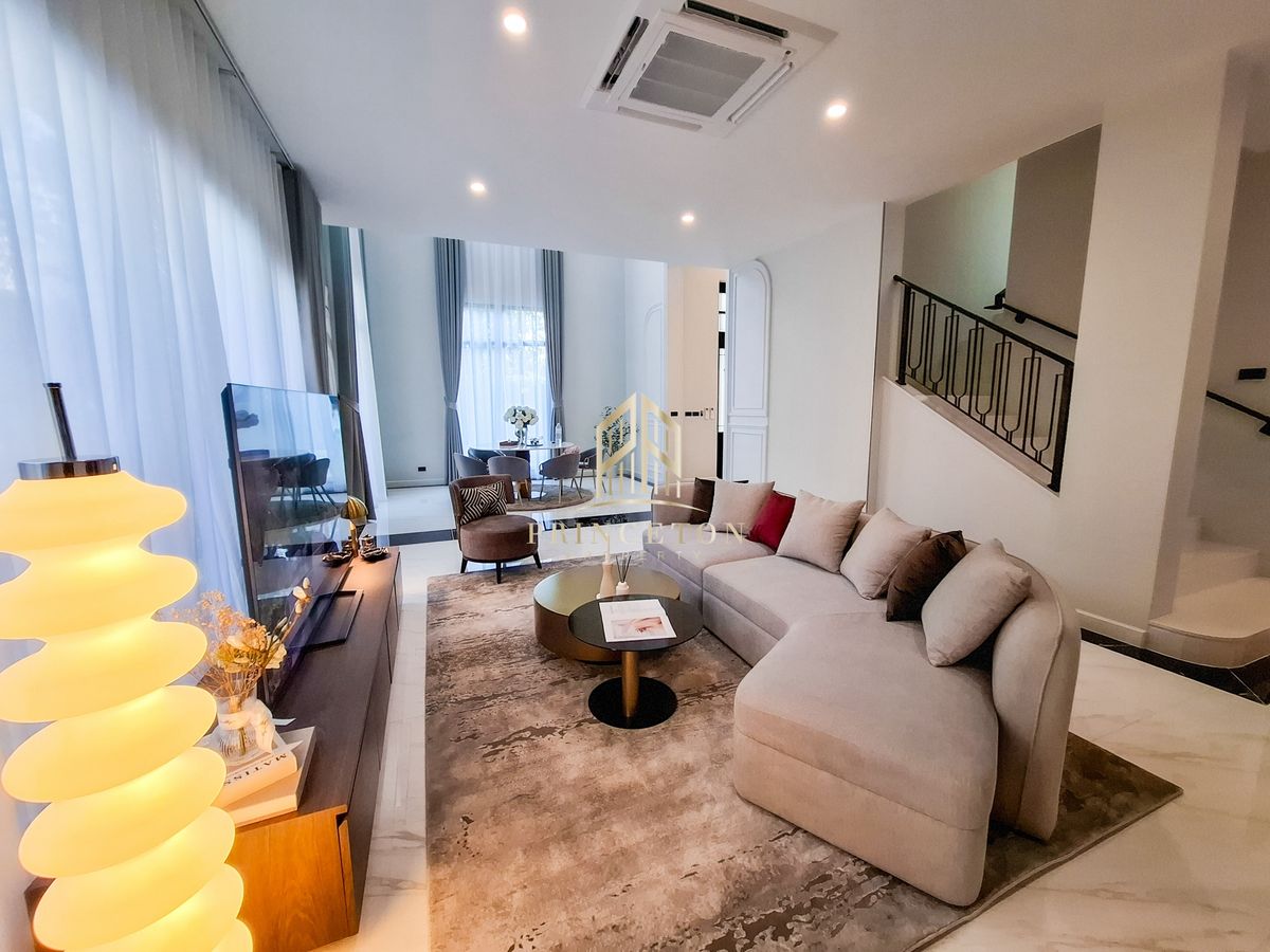 HousePattanakan, Srinakarin : Sell ​​or rent a luxury house, Saint, Royal Krungthep Kreetha 📌 092-4252445