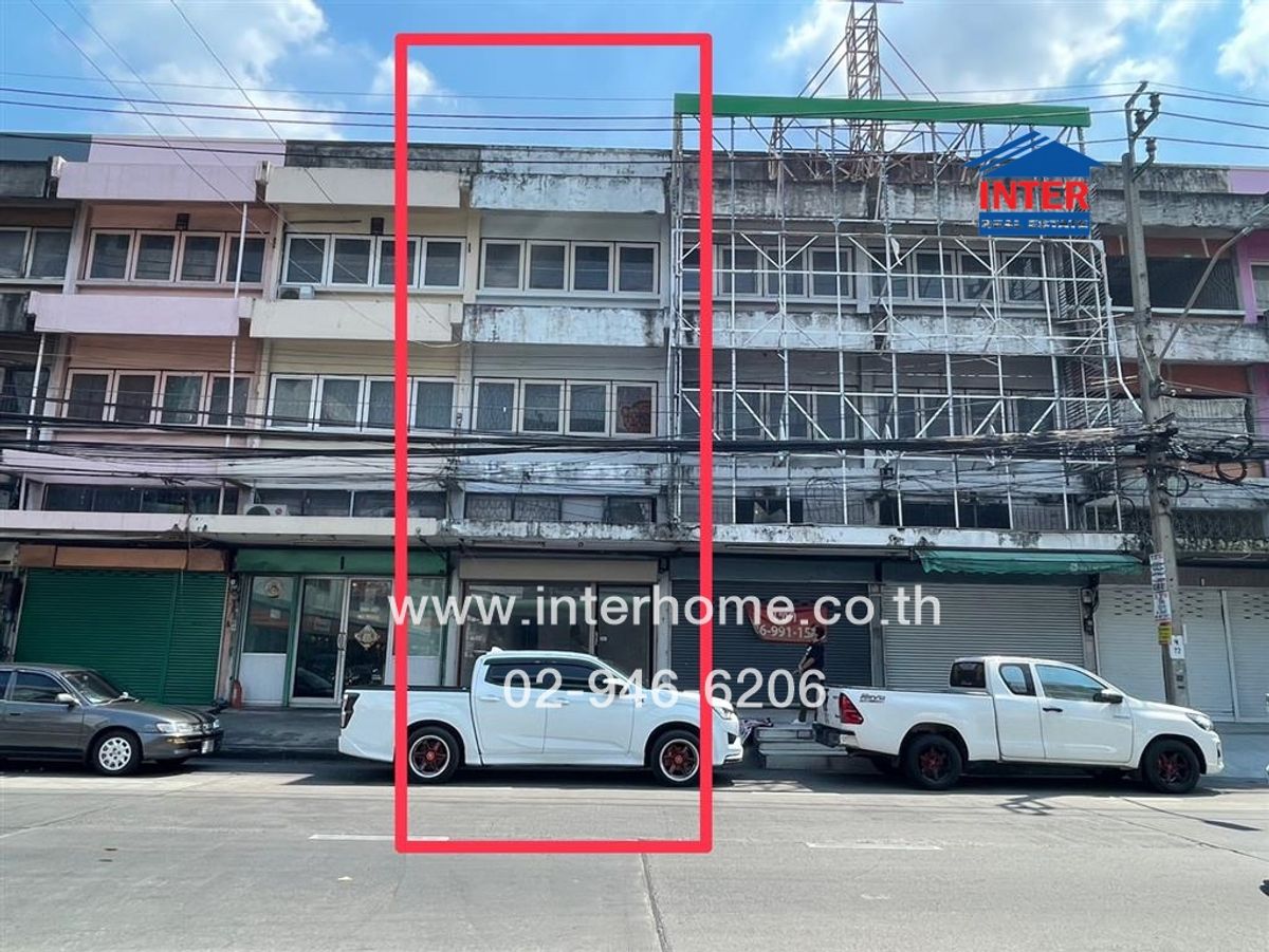 For SaleShop HouseLadprao101, Happy Land, The Mall Bang Kapi : Commercial building 3.5, Floor 14 Sq. Commercial Building, Soi Happy Land Road 1, Nawamin Road, Happy Land 1 Road, Bang Kapi District, Bangkok