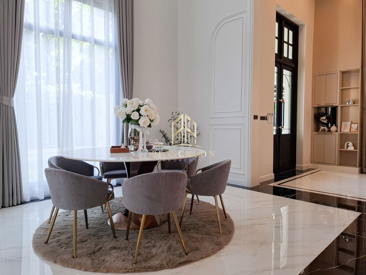 HousePattanakan, Srinakarin : Sell ​​or rent a luxury house, Saint, Royal Krungthep Kreetha 📌 092-4252445