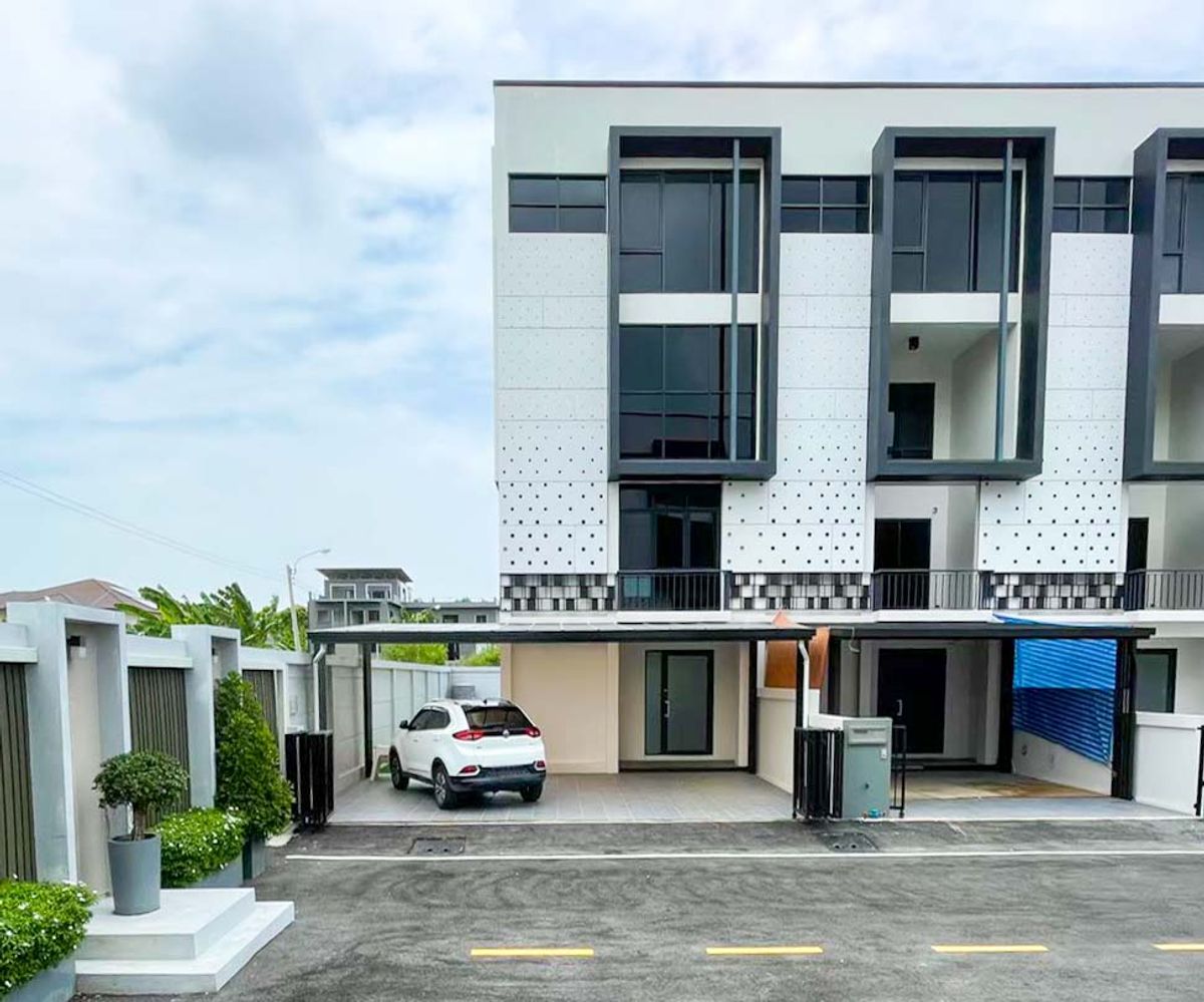 For RentHome OfficeNawamin, Ramindra : Home Office 4 storey for Rent The Harmony @ 62 Ramintra, 3 bed 4 Bath 48 Sqw 305 Sqm Near Nawamin Khu Bon Panya Indra Kanchanaphisek BTS Ram Inthra Kor Mor 9 : KT25R-003