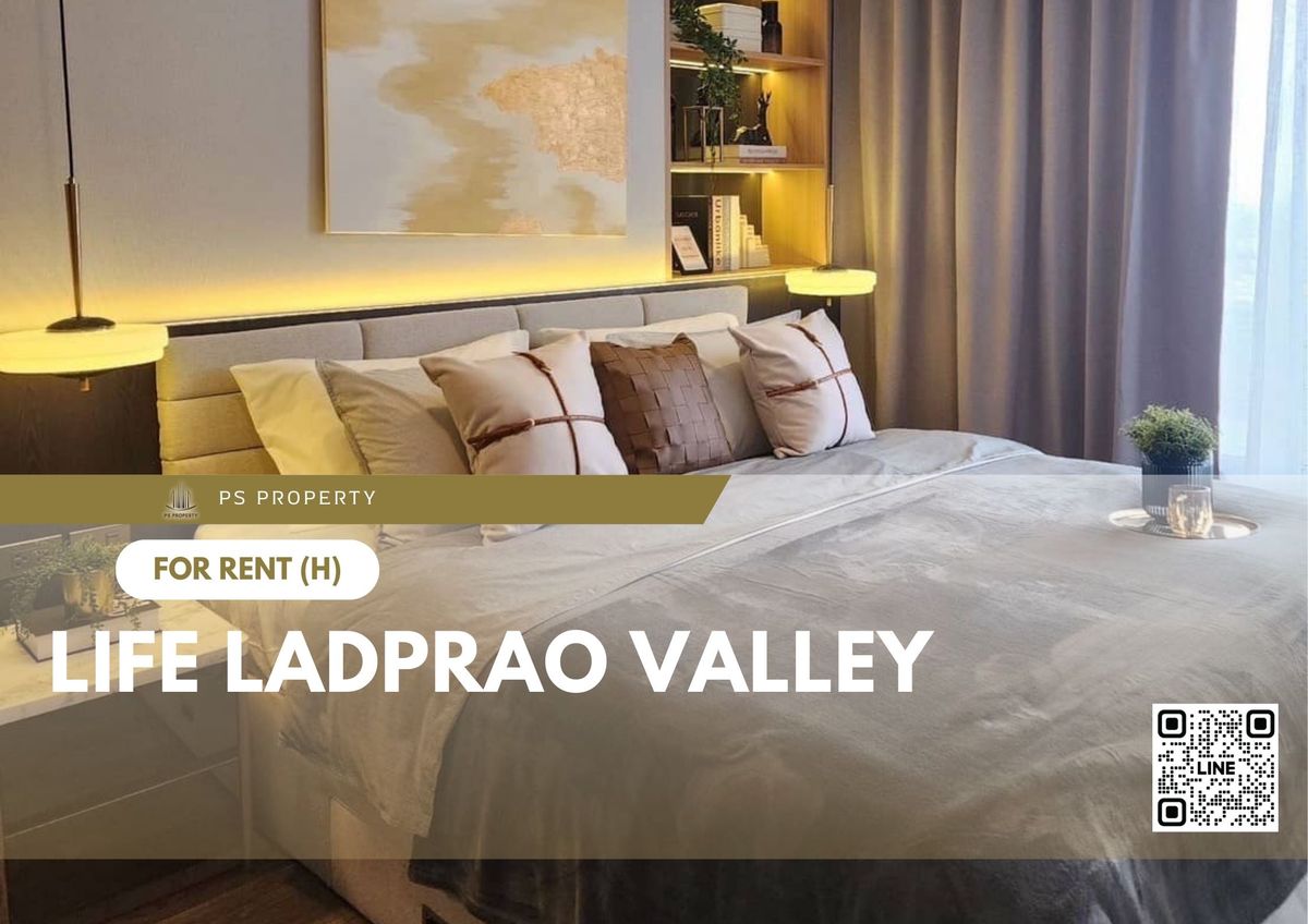For RentCondoLadprao, Central Ladprao : For rent 🔥 Life Ladprao Valley 🔥 Furniture and electrical appliances, near BTS, Lat Phrao Intersection