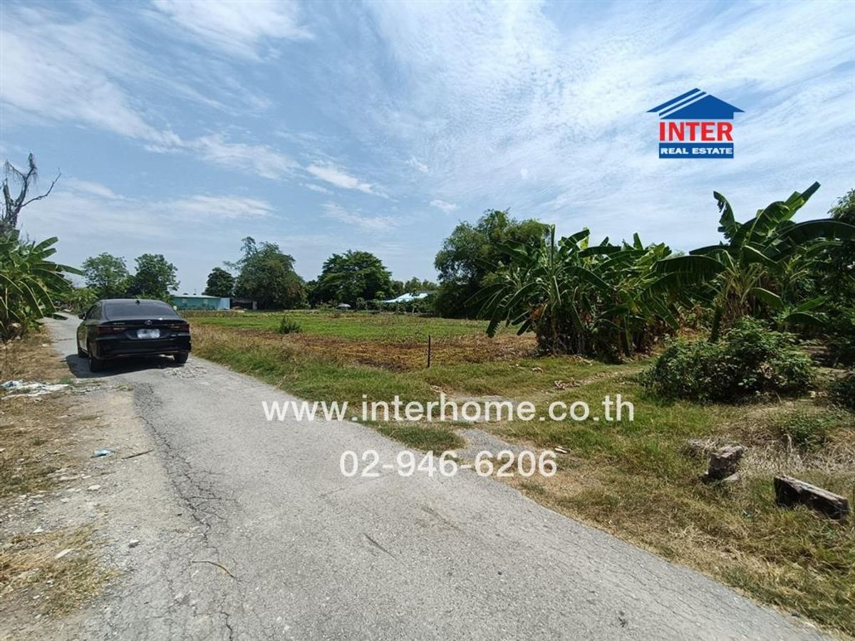 For SaleLandNawamin, Ramindra : 200 square wah of land, empty land, Soi Permsin 36, Permsin Road, Soi Watcharapol 4, Bang Khen District, Bangkok