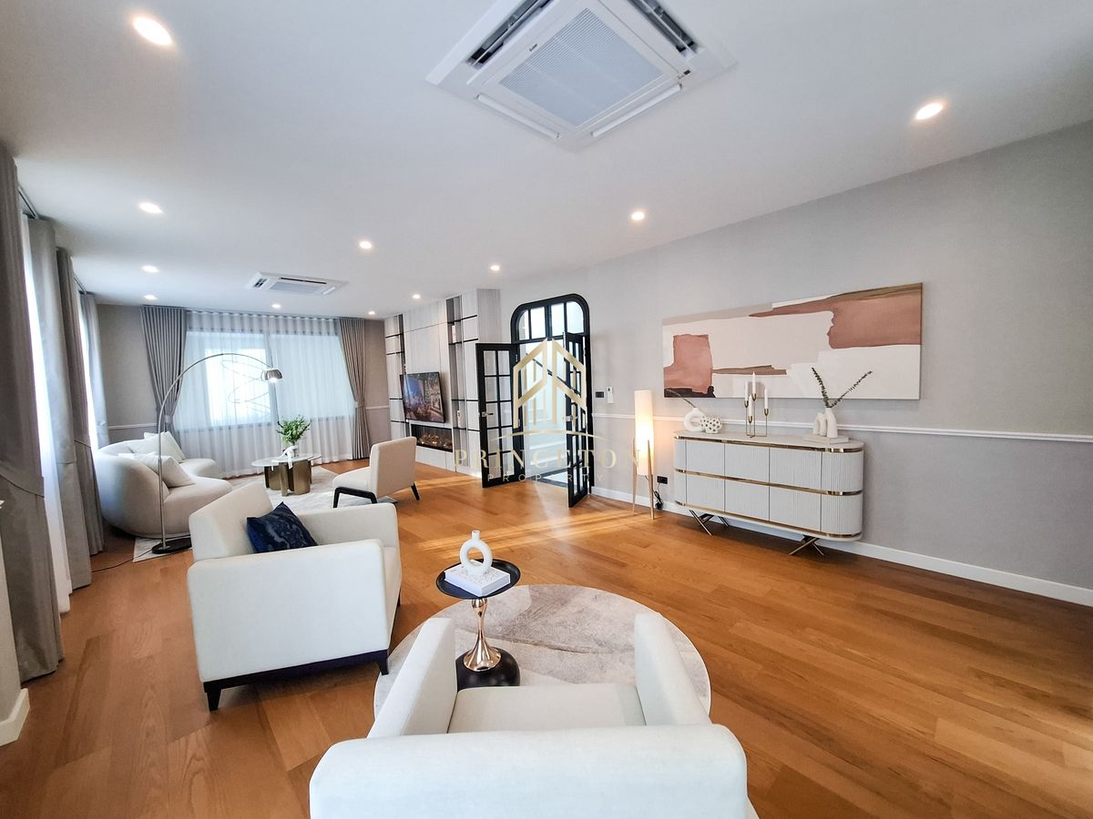 HousePattanakan, Srinakarin : Sell ​​or rent a luxury house, Saint, Royal Krungthep Kreetha 📌 092-4252445