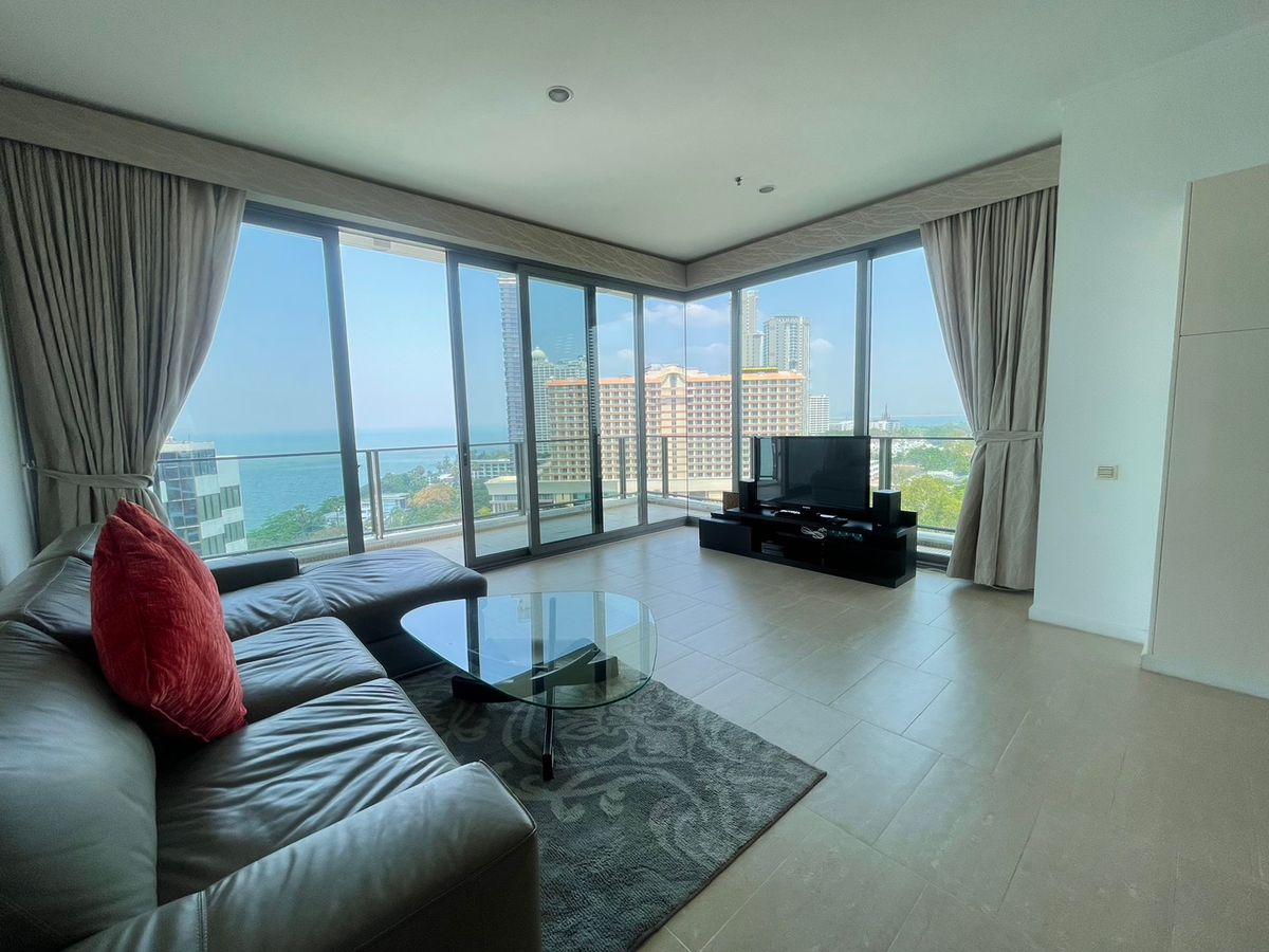 ให้เช่าคอนโดพัทยา บางแสน ชลบุรี สัตหีบ : for rent codno Northpoint Pattaya corner type 3 Beds (S03-1993)