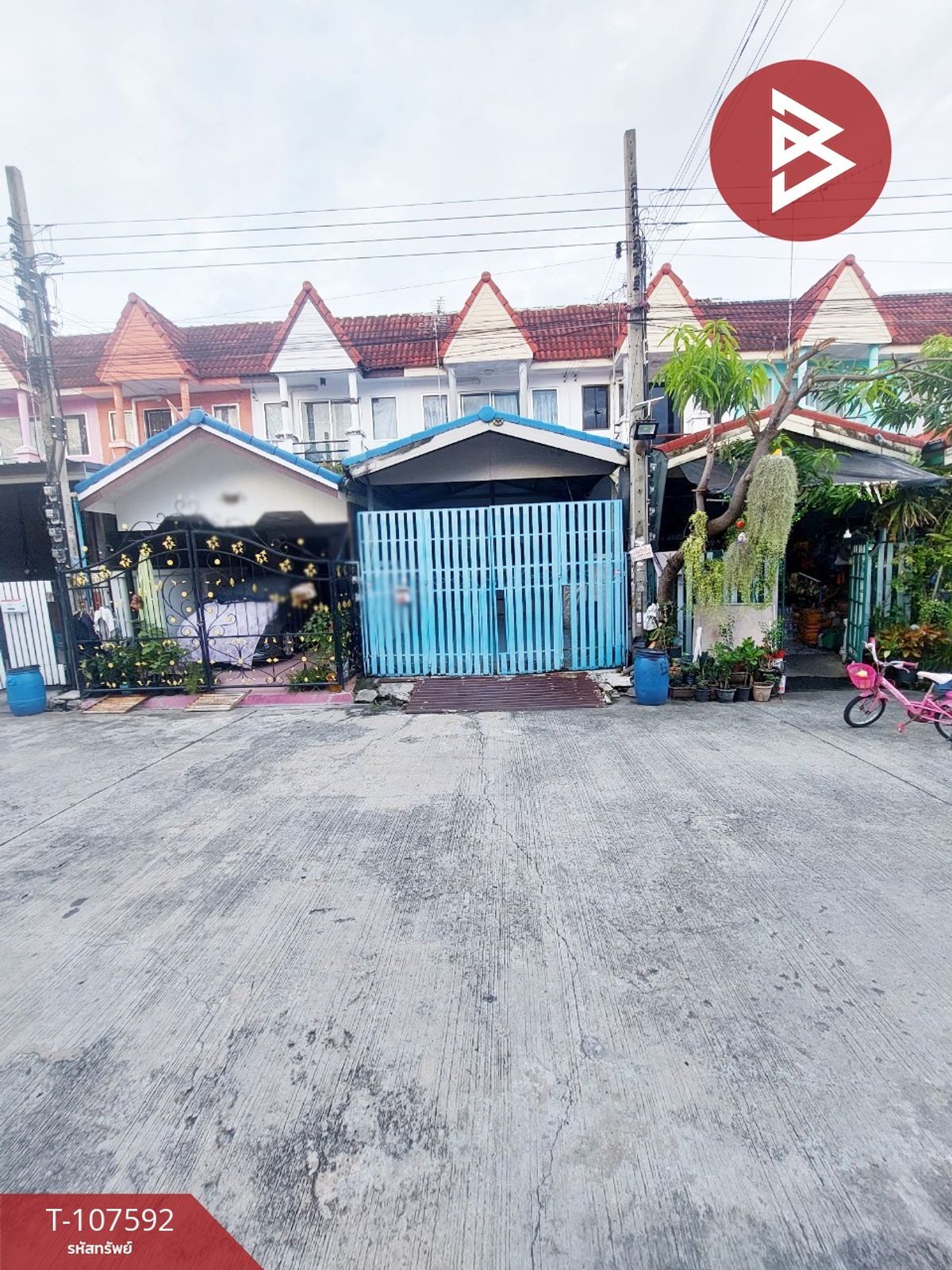 ขายทาวน์โฮมสมุทรปราการ สำโรง : ขายทาวน์เฮ้าส์ หมู่บ้านชุติมา แพรกษา (มังกร-นาคดี) สมุทรปราการ