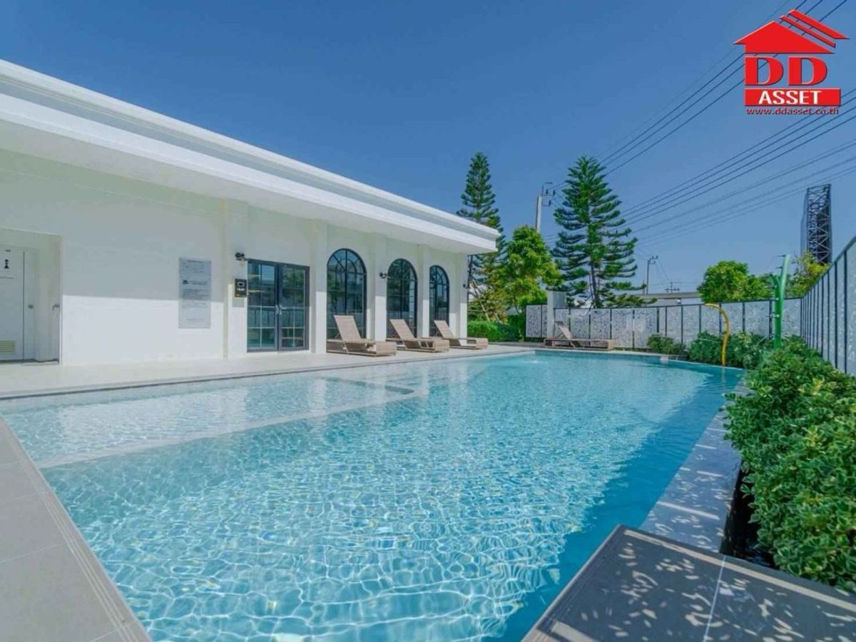 ขายบ้านลาดกระบัง สุวรรณภูมิ : ขายบ้านเดี่ยว 2 ชั้น เดอะ แฮมป์ตัน พระราม9 กรุงเทพกรีฑา (The Hampton Rama 9 Krungthep Kreetha) ใกล้ถนนตัดใหม่ศรีนครินทร์- ร่มเกล้า รหัส : H8174