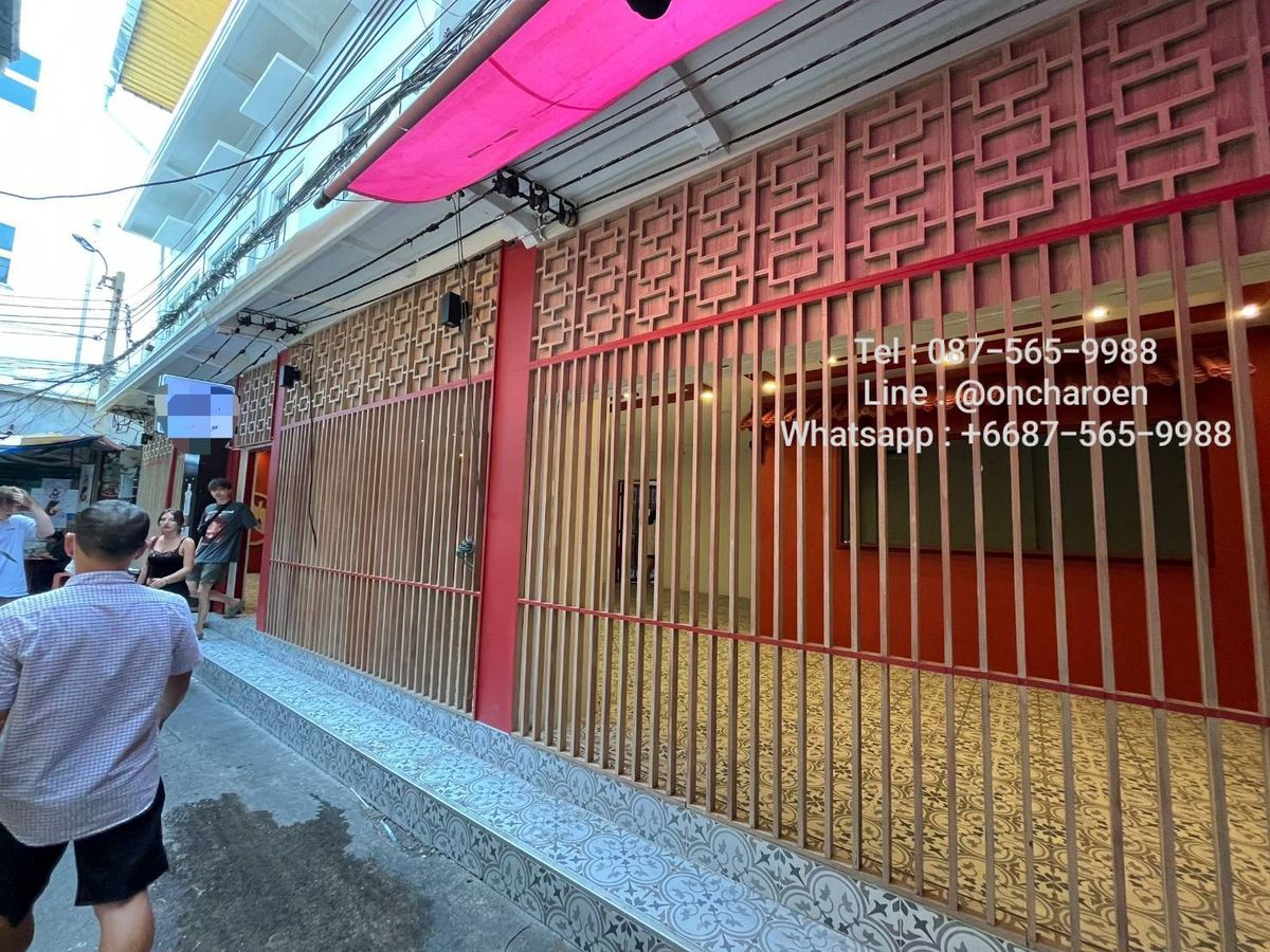 ให้เช่าร้านค้า/ตลาดนัดเยาวราช บางลำพู : ให้เช่าพื้นที่ธุรกิจ ร้านอาหาร/บาร์ เยาวราช (MRT วัดมังกร 350m)