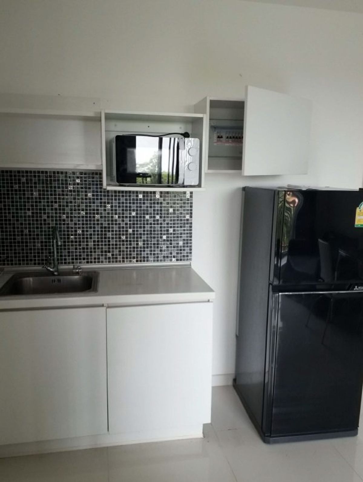 For SaleCondoPattaya, Bangsaen, Chonburi : Condo for sale, La San Tier 🌊🏢 Large room 49.11 sq.m., 29th floor, sea view and city