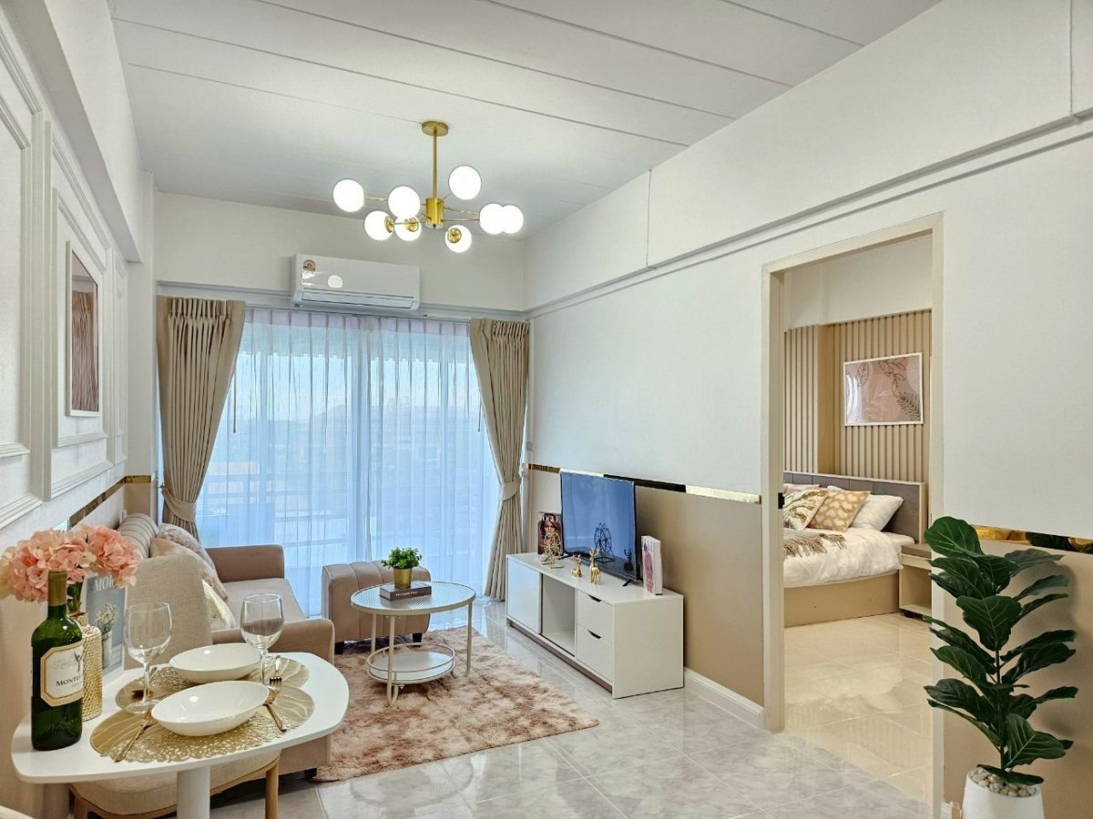 ขายคอนโดโชคชัย4 ลาดพร้าว71 : ห้องสวยสุดในตึก รับประกันตรงปก ห้องพร้อมอยู่ พายื่นสินเชื่อ