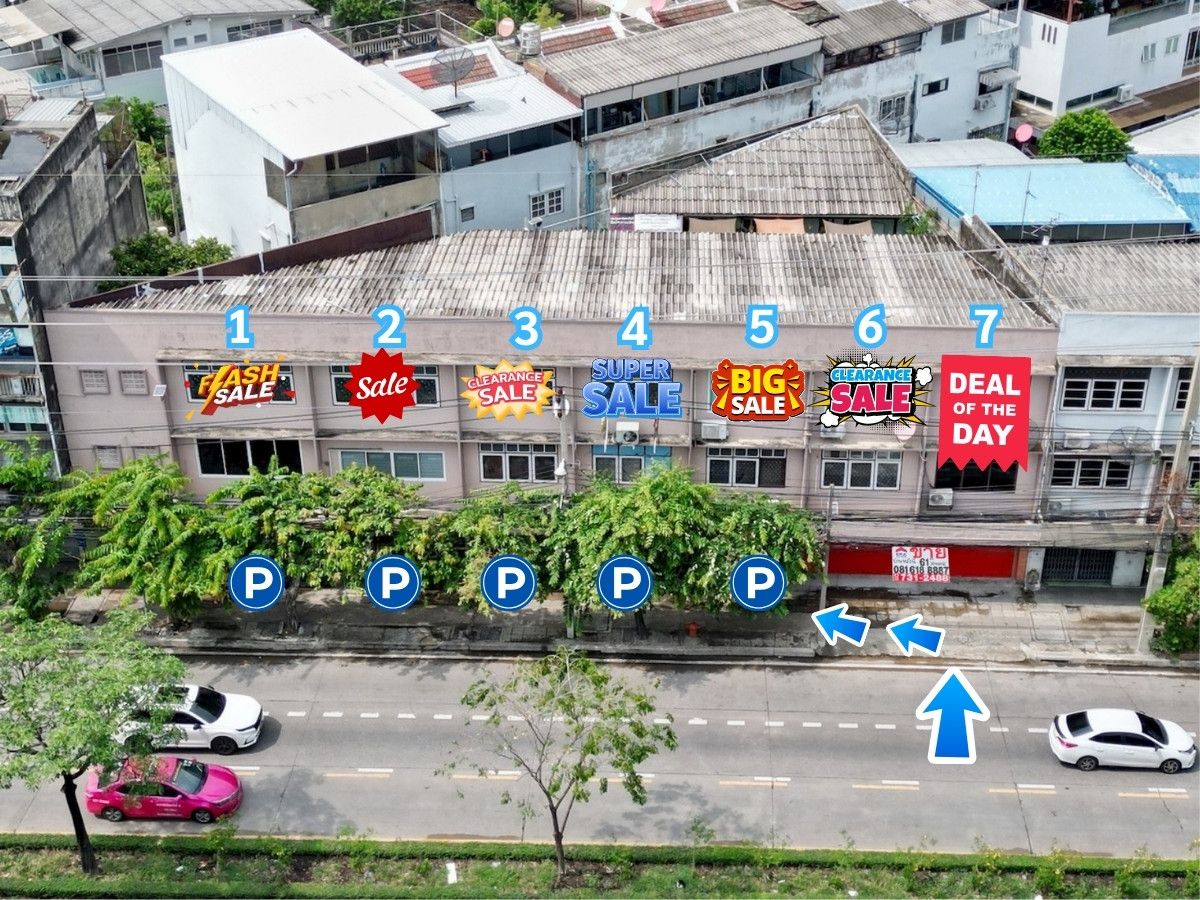 ขายโชว์รูมลาดพร้าว เซ็นทรัลลาดพร้าว : ขายตึกติดถนนลาดพร้าว ซอยลาดพร้าว11-13 7คูหา ได้ค่าเช่า7เท่า ทำหน้าร้านได้ ทำเลดี มีที่จอดรถ ติดถนนใหญ่ อยู่ระหว่างยูเนี่ยนมอล กับ แยกรัชดาลาดพร้าว