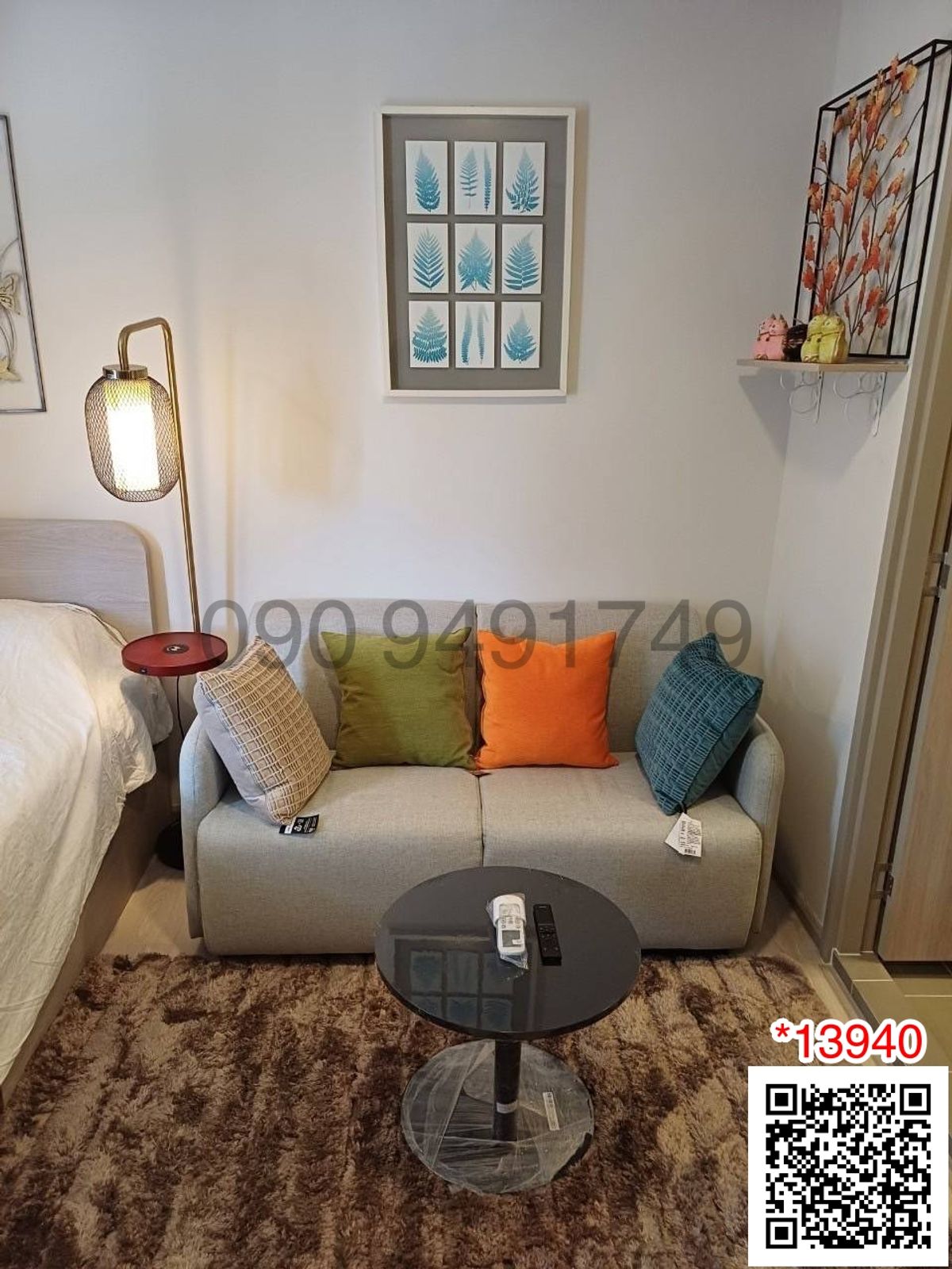 For RentCondoLadkrabang, Suwannaphum Airport : DCONDO AIR Condo Rental, Lat Krabang, Studio Room, 2nd Floor, Building A, beautifully decorated, ready to approach Airport Rail Link, Lat Krabang.
