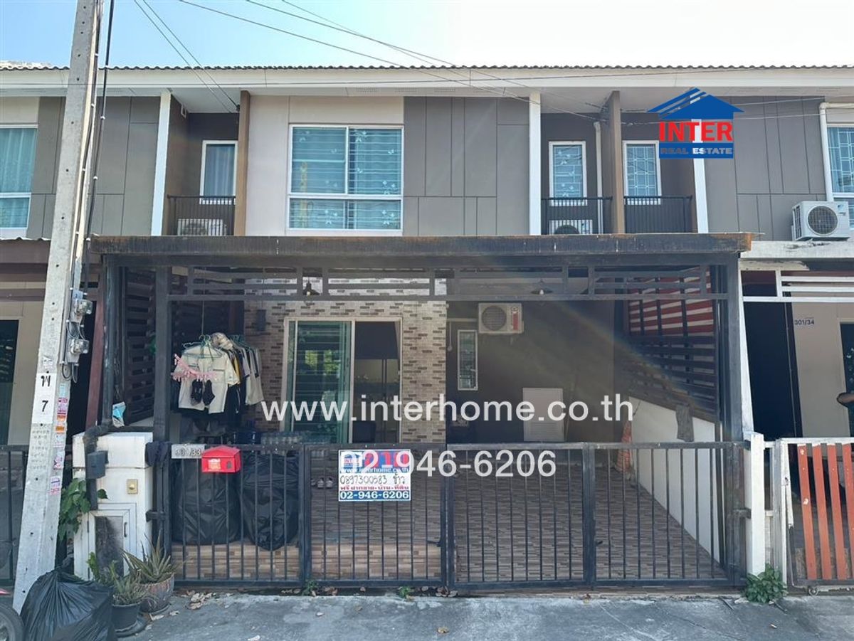 For SaleTownhome : ทาวน์เฮ้าส์ 2 ชั้น 18.3 ตร.ว. หมู่บ้านเดอะ คอนเนค เทพารักษ์-เมืองใหม่ ใกล้รพ.บางบ่อ ถนนเทพารักษ์ ถนนคลองด่าน-บางพลี บางบ่อ สมุทรปราการ