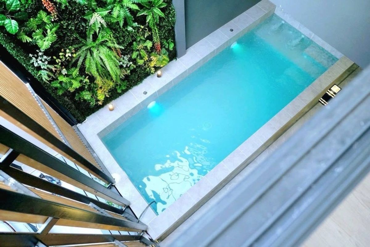 For SaleTownhomeSukhumvit, Asoke, Thonglor : 🏡 Newly Built Pool Villa for Sale | Sukhumvit 60/1 | 700 m. to BTS Bang Chak | Sold with Tenant Until Feb 2027