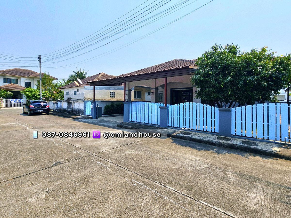 For SaleHouseChiang Mai : Near Central Facebook, 10 km. Selling lower than assessed. Beautiful new renovation, Bai Bai 2, near San Pa Pao Municipality, San Sai District