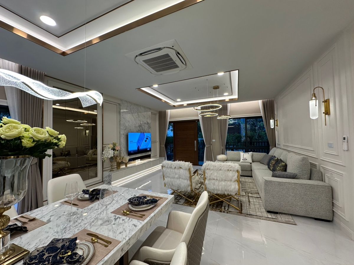 ให้เช่าบ้านลาดกระบัง สุวรรณภูมิ : ให้เช่า Luxury House The City สุขุมวิท อ่อนนุช2 บ้านหรู 5 ห้องนอน Fully furnished 