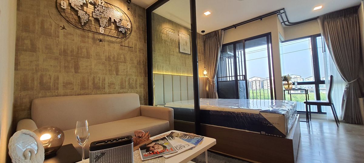 ให้เช่าคอนโดปทุมธานี รังสิต ธรรมศาสตร์ : ให้เช่า Kave Town Space ตึก C ชั้น 3 ติดทางออก Mingle Mall ทิศเหนือ ห้องเย็นสบายทั้งปี