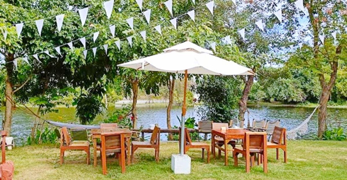 For RentLandSuphan Buri : Bang Pahan Ayutthaya for rent, land, and then make a restaurant, view, river, homestay, tent, cafes, cafes, 2.5 rai 4000 sqm. From Bangkok 46 minutes