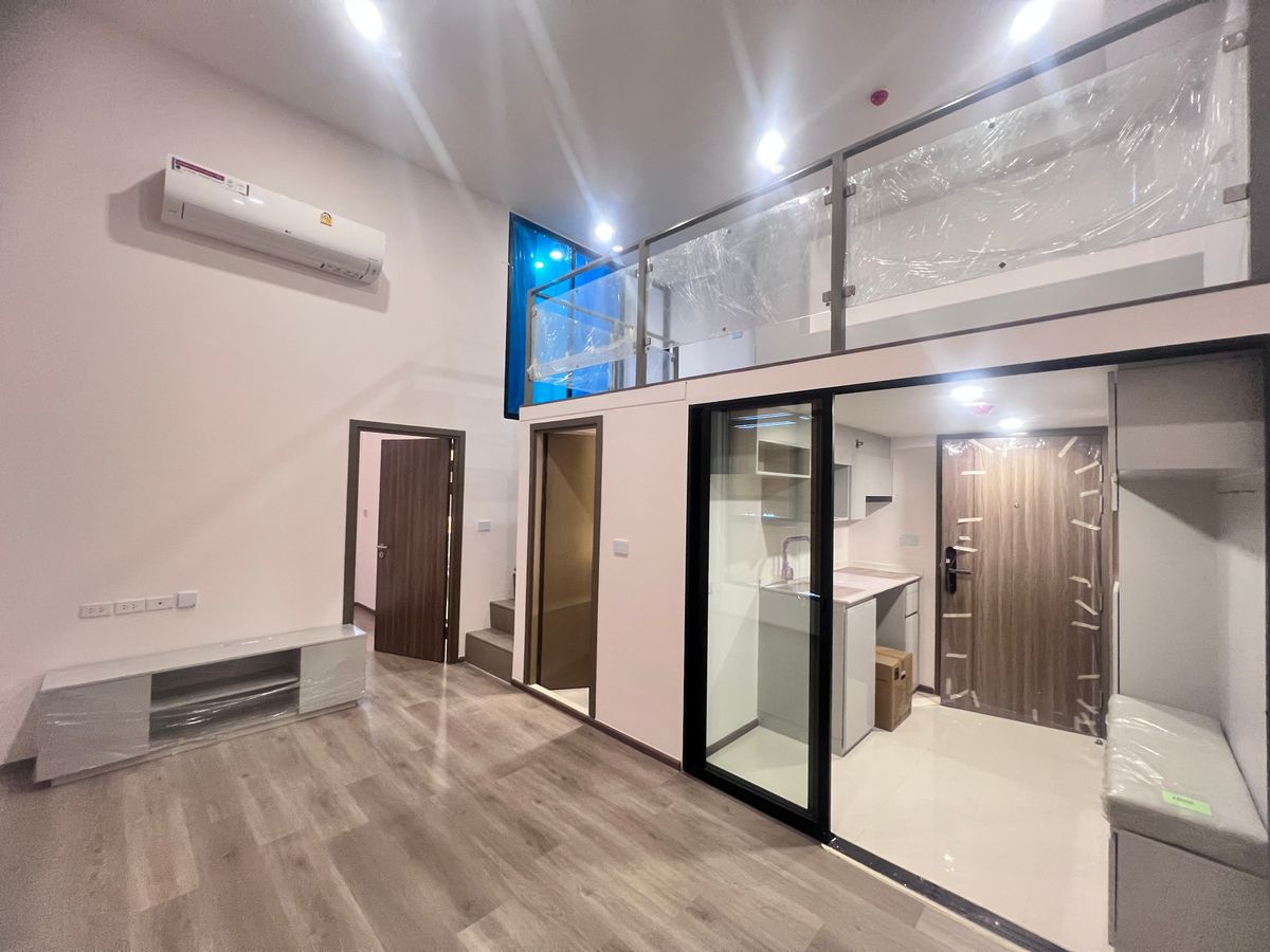 For SaleCondoOnnut, Udomsuk : Loft 2, 2 bedrooms, 2 bathrooms, high floor, Chao Phraya River view ✨