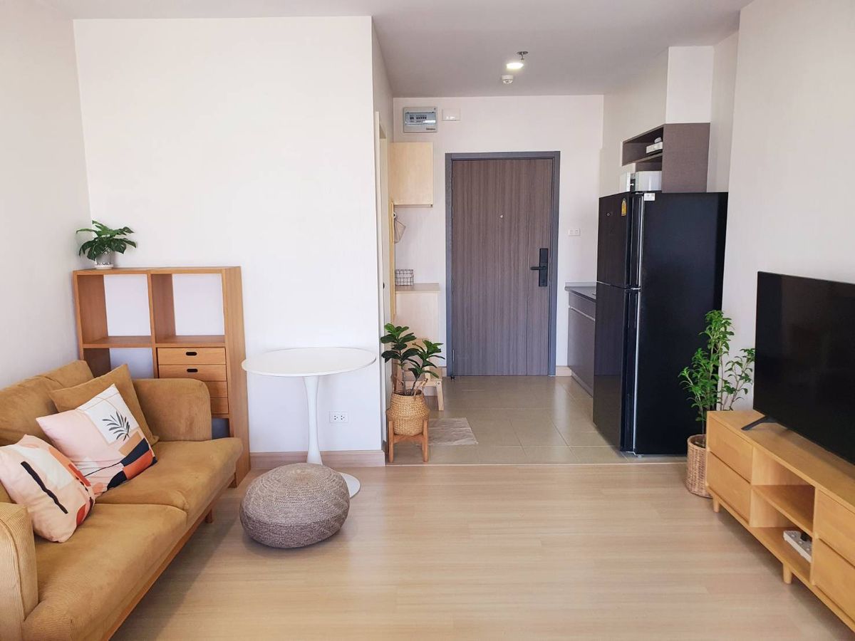 For RentCondoBang kae, Phetkasem : ✨ New room for rent, studio room, 15th floor, building A, the east, beautiful fir. Electric appliances. Digital Door Lock