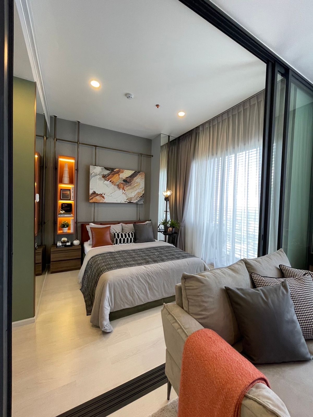 For SaleCondoKasetsart, Ratchayothin : Selling a sample room, Massarine Ratchayothin, 1 bedroom, 33 sq.m., complete decoration 📲-𝟕𝟗𝟒𝟒𝟐𝟔𝟑 (Khun Nam)