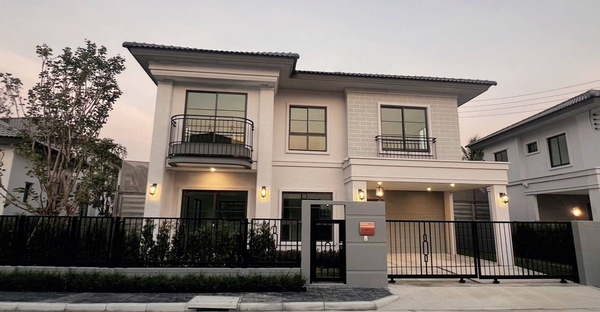 For SaleHouseRama5, Ratchapruek, Bangkruai : Detached house, Ratchaphruek location near Robison