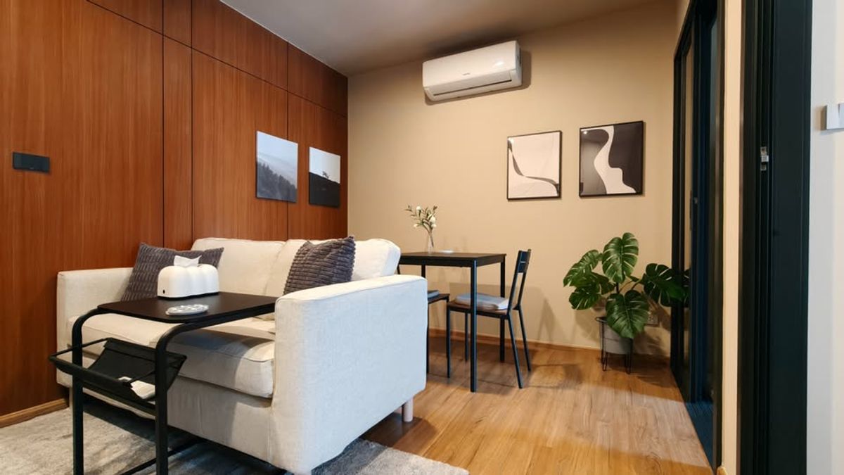 For RentCondoLadprao, Central Ladprao : 🛋️🏬 Rent The Line VIBE - 37 sq.m., 1BED, beautiful room near MRT Phahonyothin