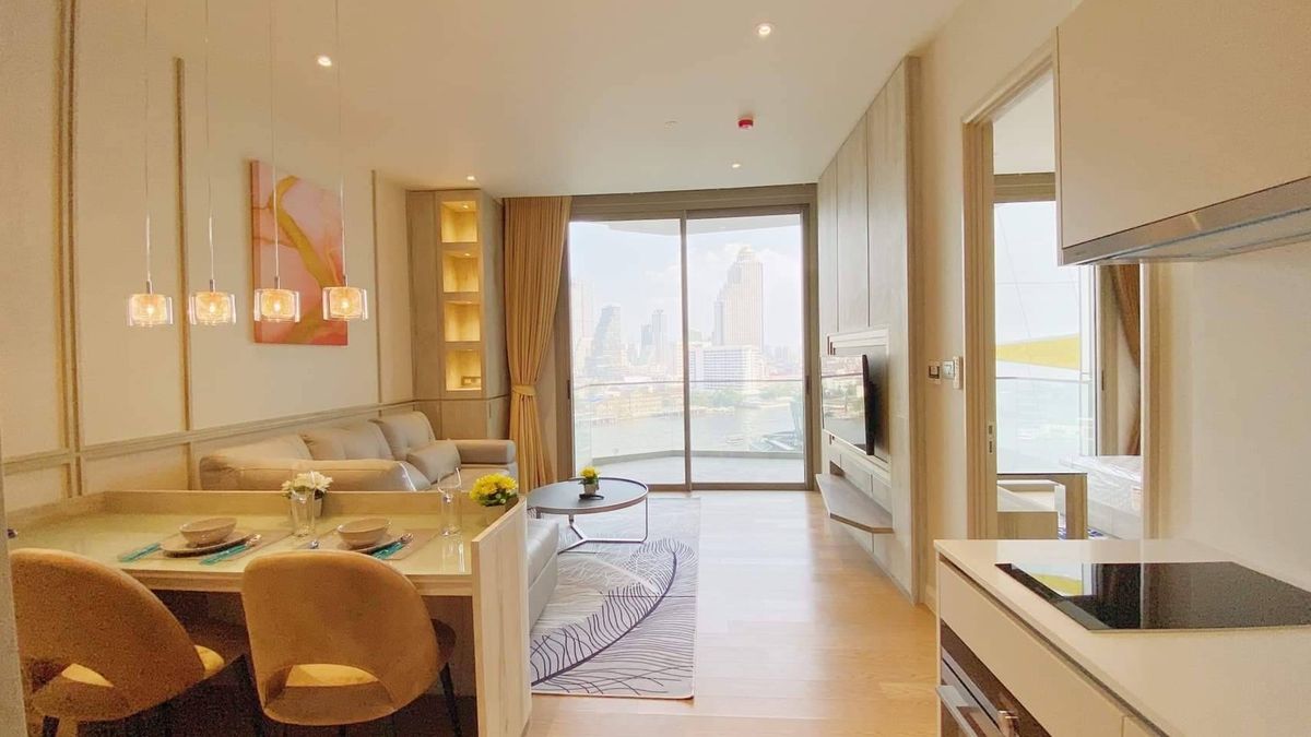 ให้เช่าคอนโดวงเวียนใหญ่ เจริญนคร : ให้เช่า  คอนโด Magnolias Waterfront Residences ICONSIAM  ใกล้ BTS เจริญนคร